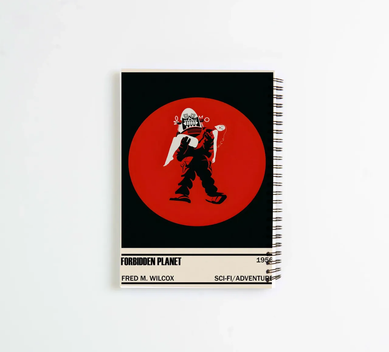 Forbidden Planet spiral notebook by TheArtstudio