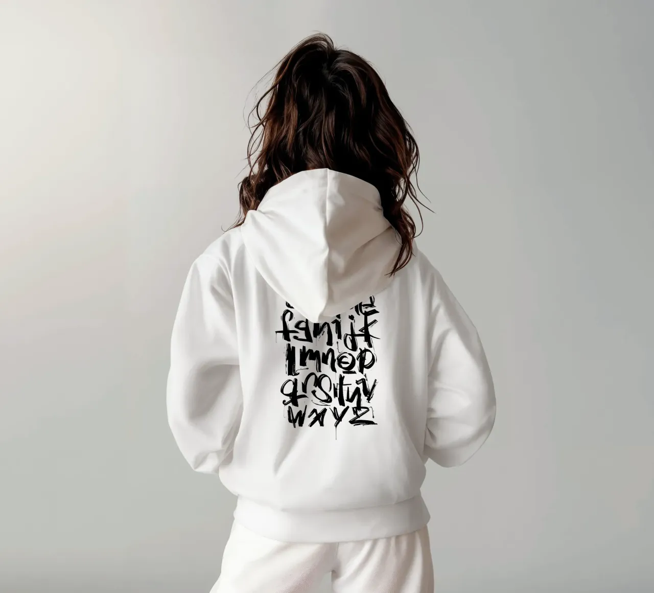 Alphabet ABC felpa con cappuccio da LIMITED EDITION LETTERS