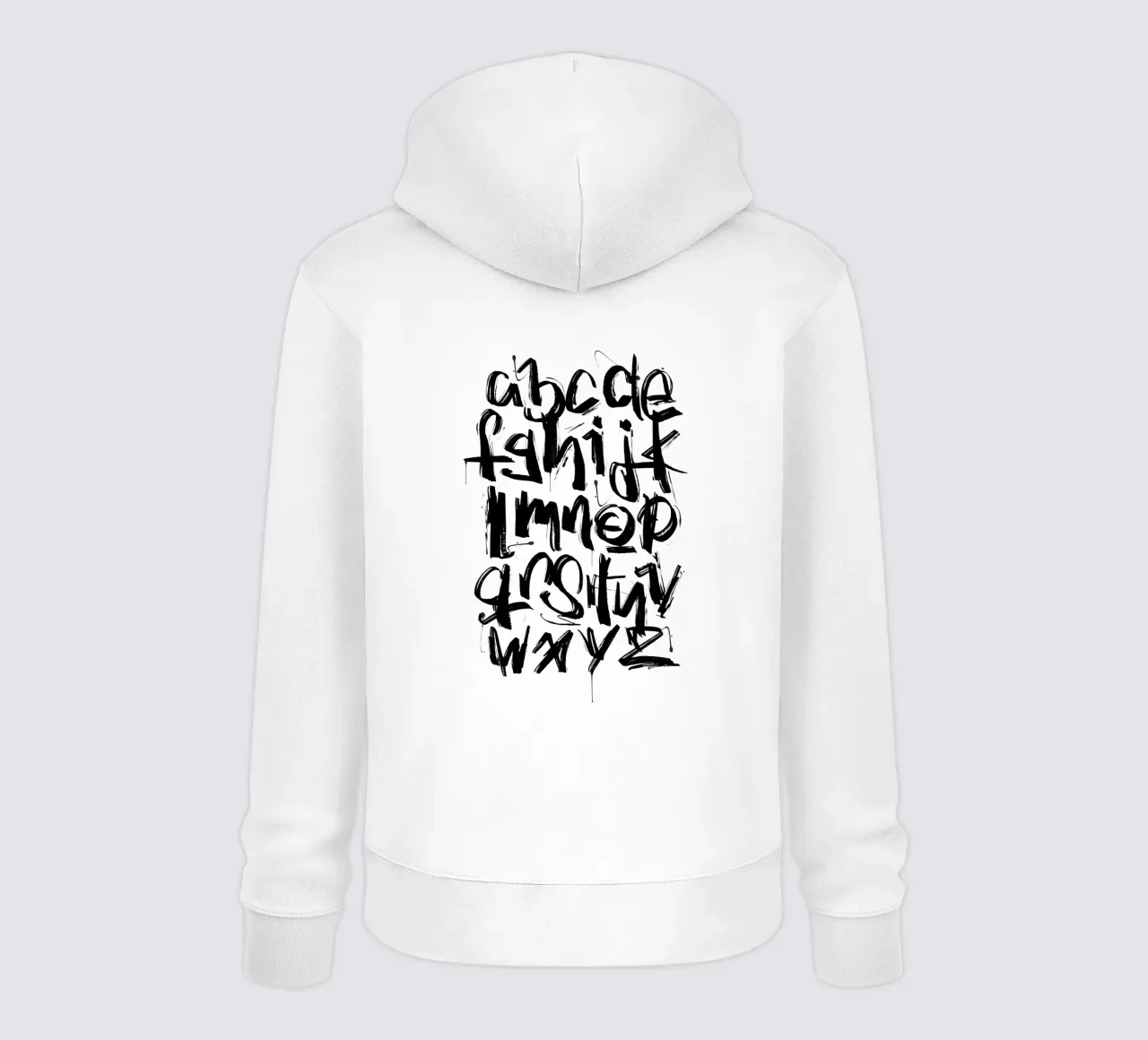 Alphabet ABC felpa con cappuccio da LIMITED EDITION LETTERS