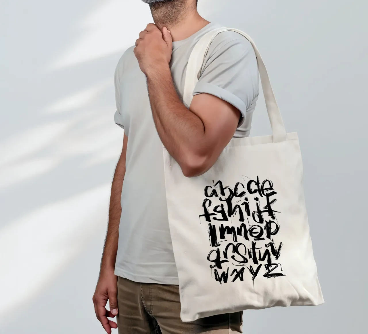 Alphabet ABC tote bag by LIMITED EDITION LETTERS