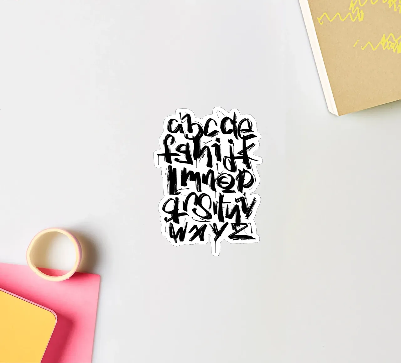 Alphabet ABC sticker by LIMITED EDITION LETTERS