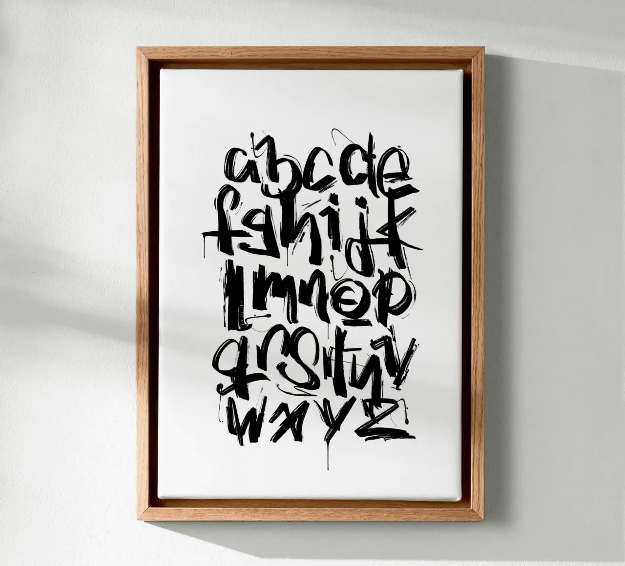 Alphabet ABC canvas by LIMITED EDITION LETTERS