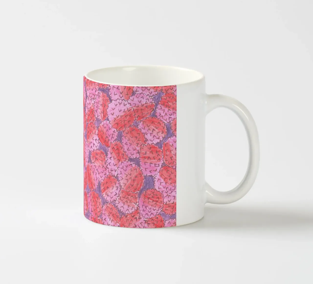 Litchis Explosion 💣 tazza in ceramica da Riry Duwaa