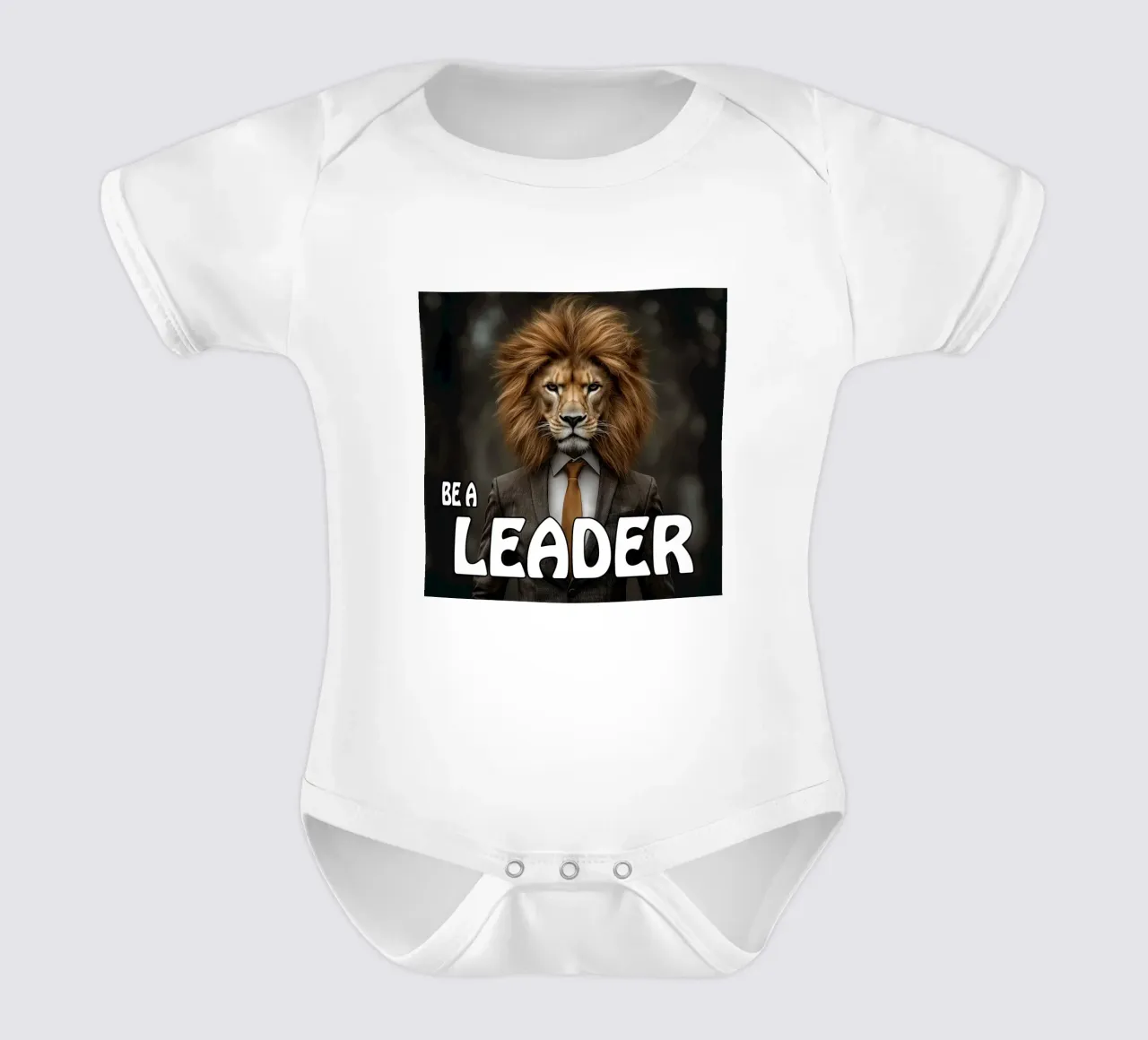 Essere un leader body neonato maniche corte da Motivate-Today