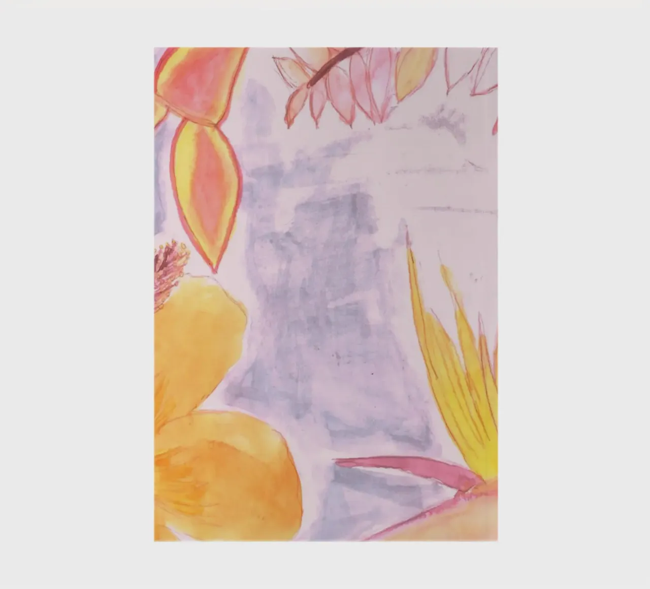💡Néon Fleurs des îles 🏝️ Notizbuch von Riry Duwaa