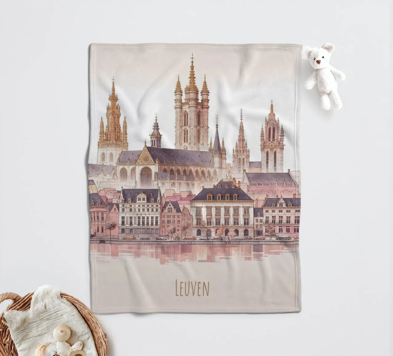 Punti di riferimento moderni e minimalisti della città di Leuven coperta in pile da WijdevenDesign