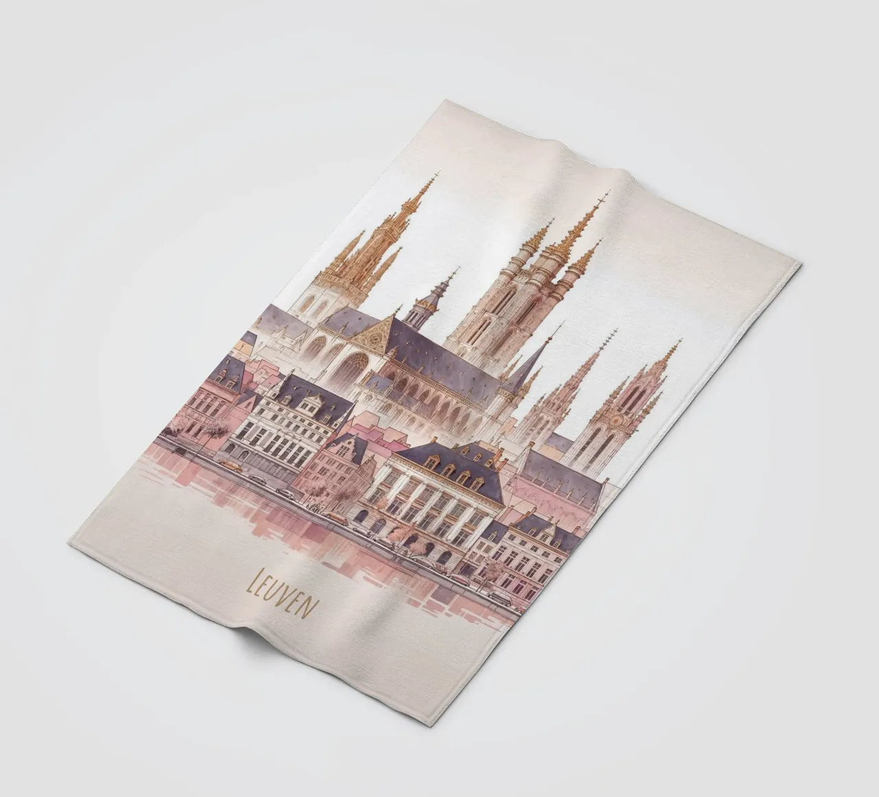 Punti di riferimento moderni e minimalisti della città di Leuven coperta in pile da WijdevenDesign