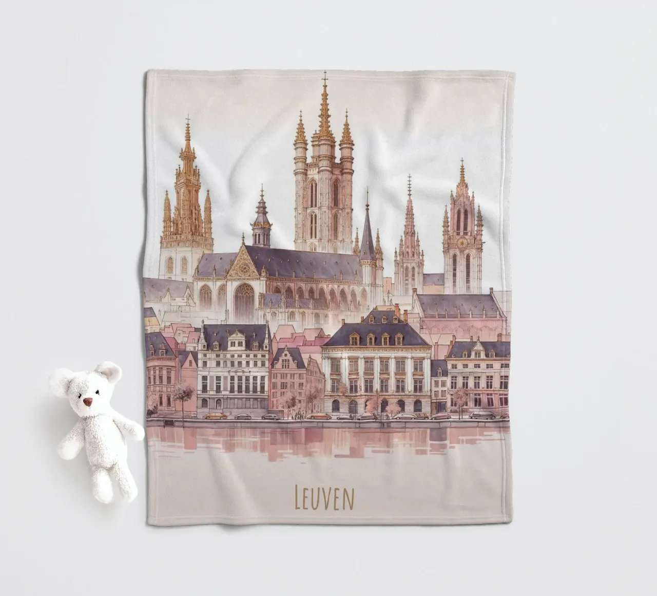 Punti di riferimento moderni e minimalisti della città di Leuven coperta in pile da WijdevenDesign