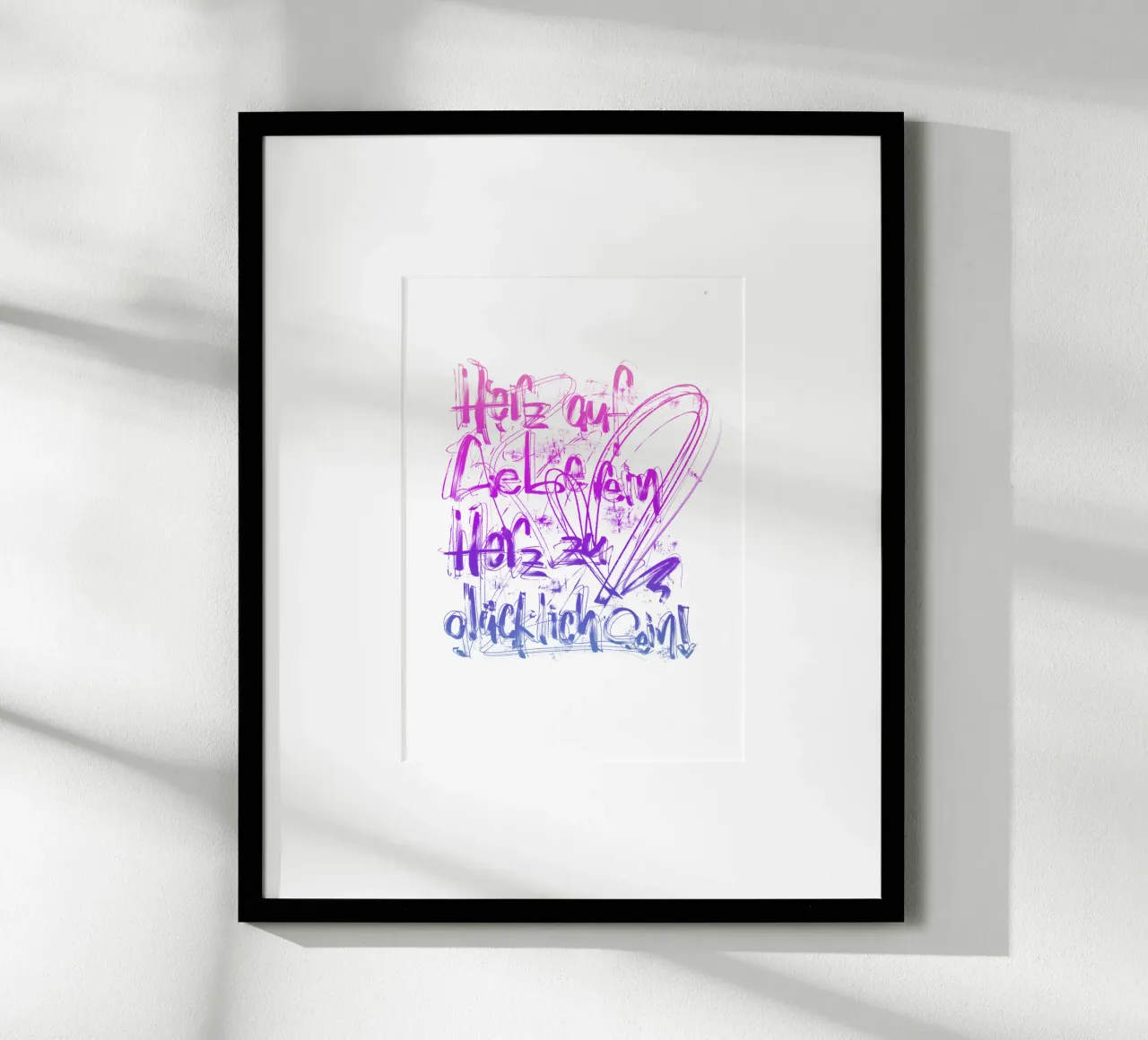 Liebe & Glück poster da LIMITED EDITION LETTERS