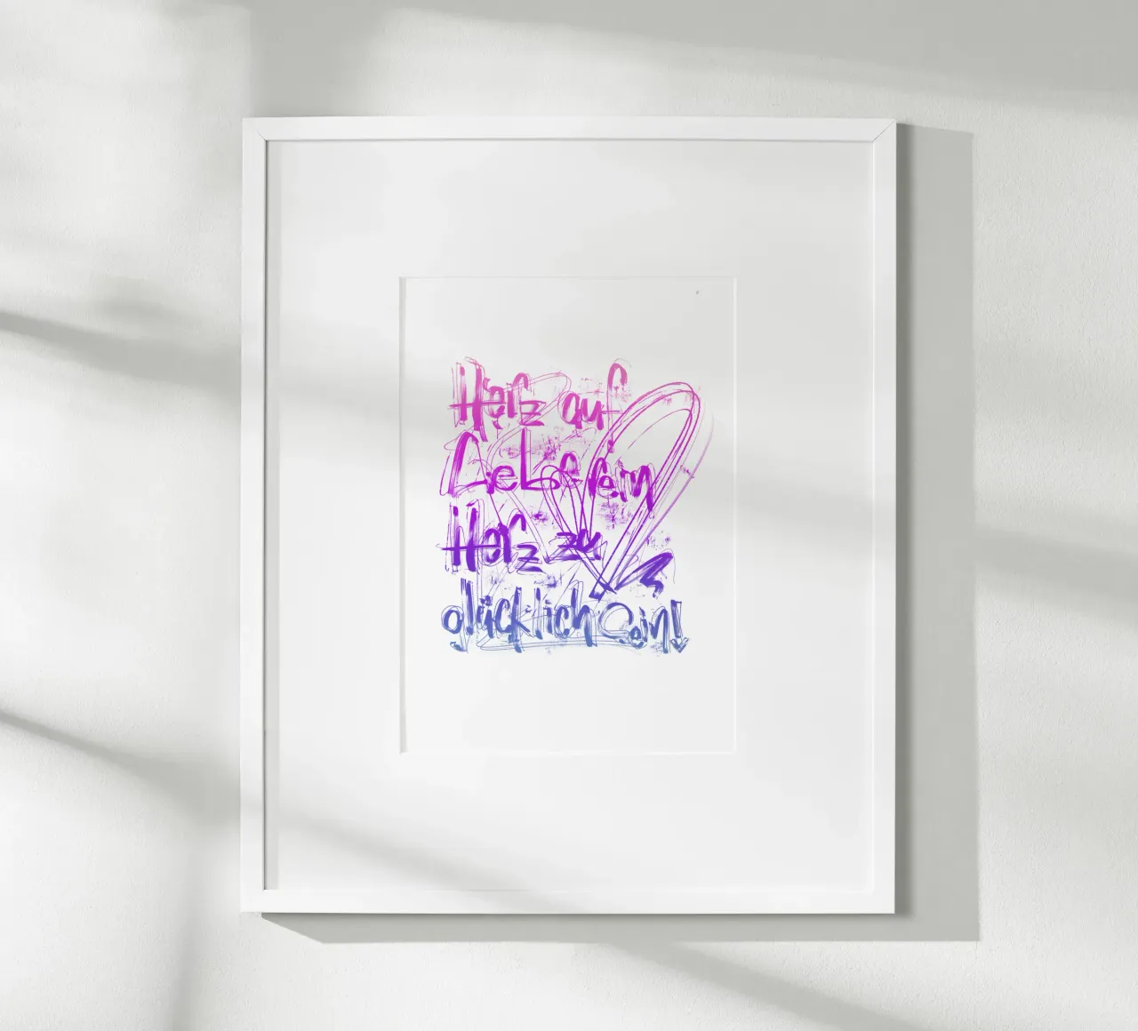 Liebe & Glück poster da LIMITED EDITION LETTERS
