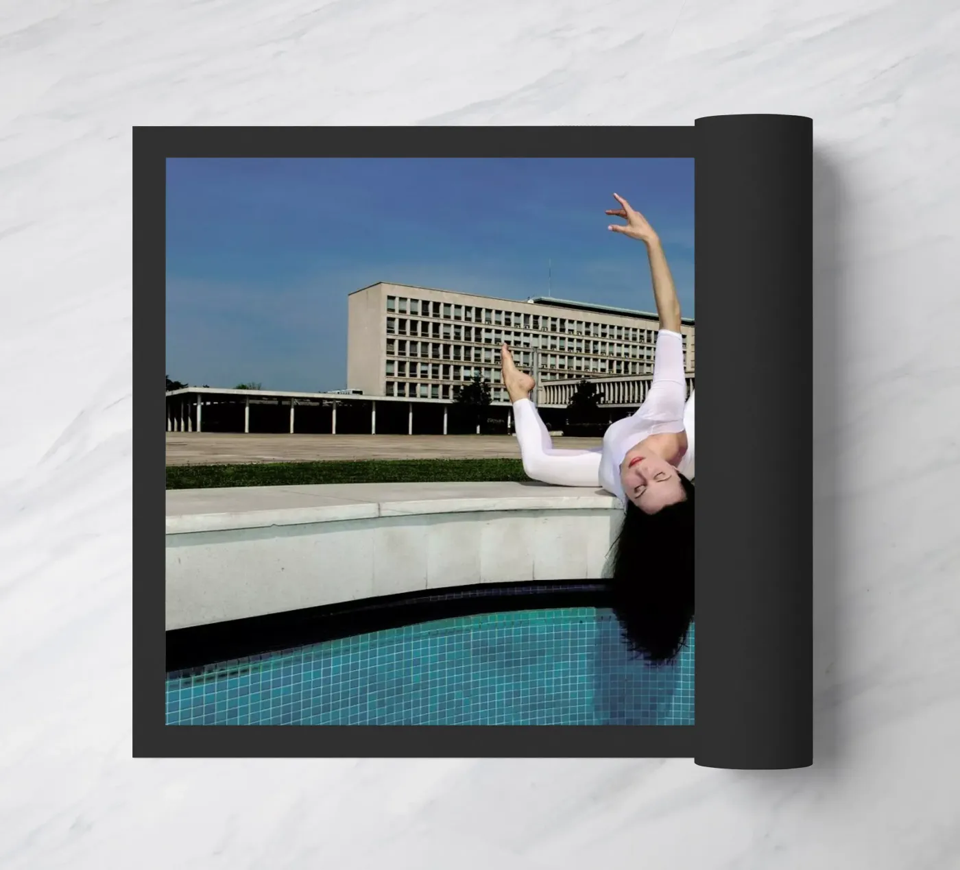 Belgrade #5 deurmat van The Urban Yoga