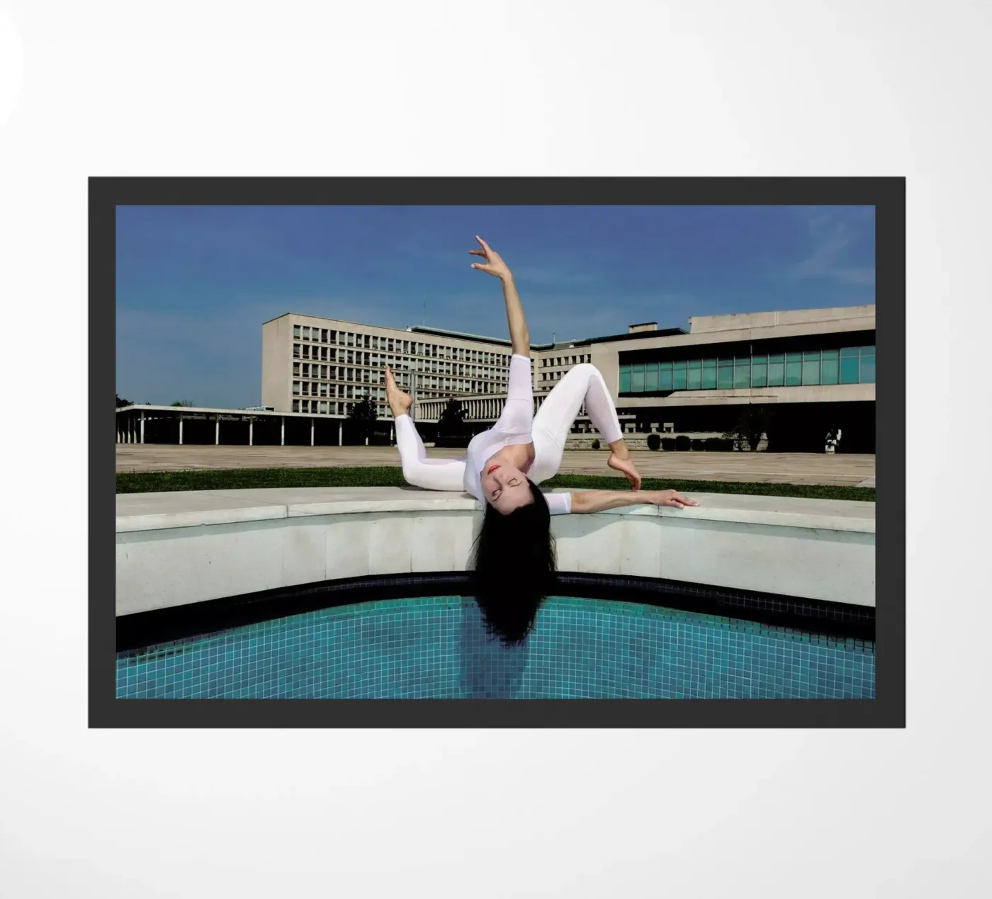 Belgrade #5 deurmat van The Urban Yoga