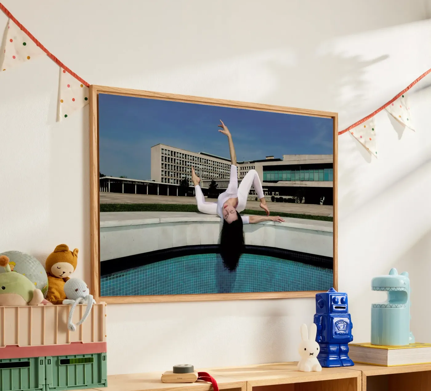 Belgrade #5 acryl van The Urban Yoga