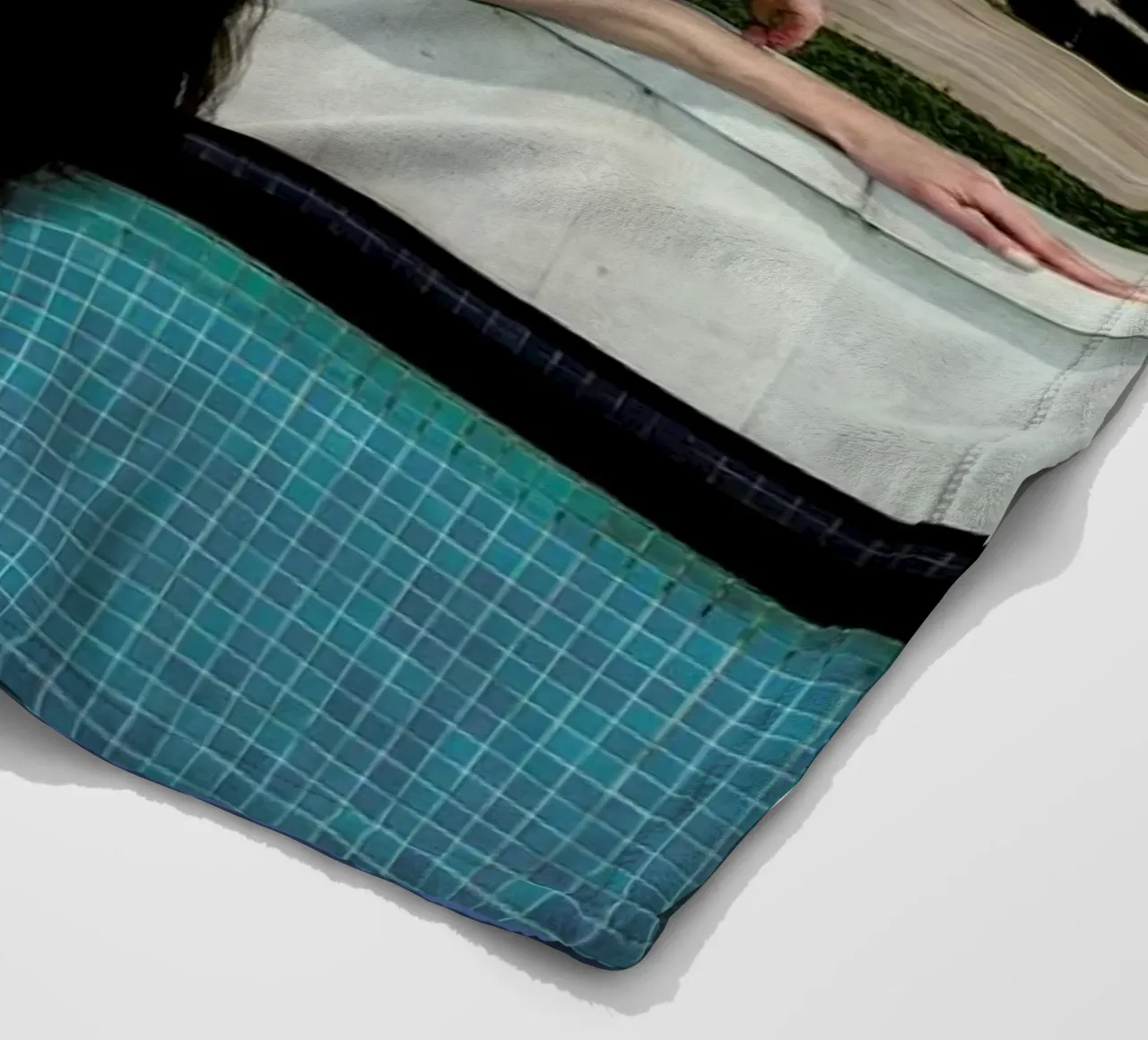 Belgrade #5 fleece blanket by The Urban Yoga