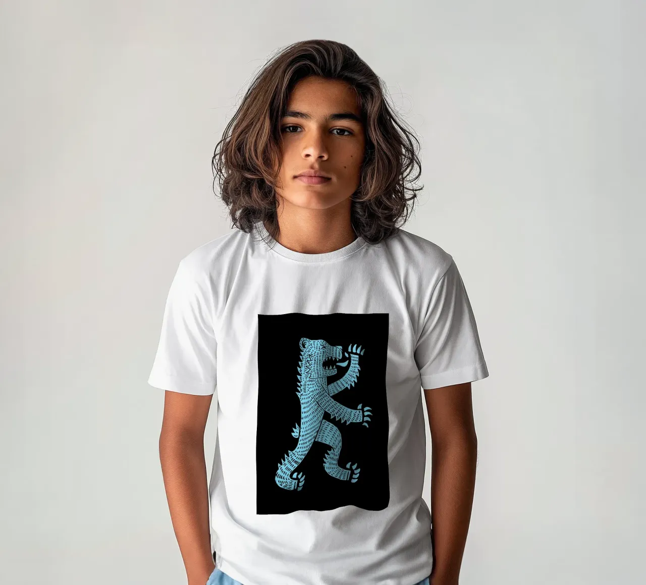 Bear t-shirt bambini da Matthew Taylor Wilson