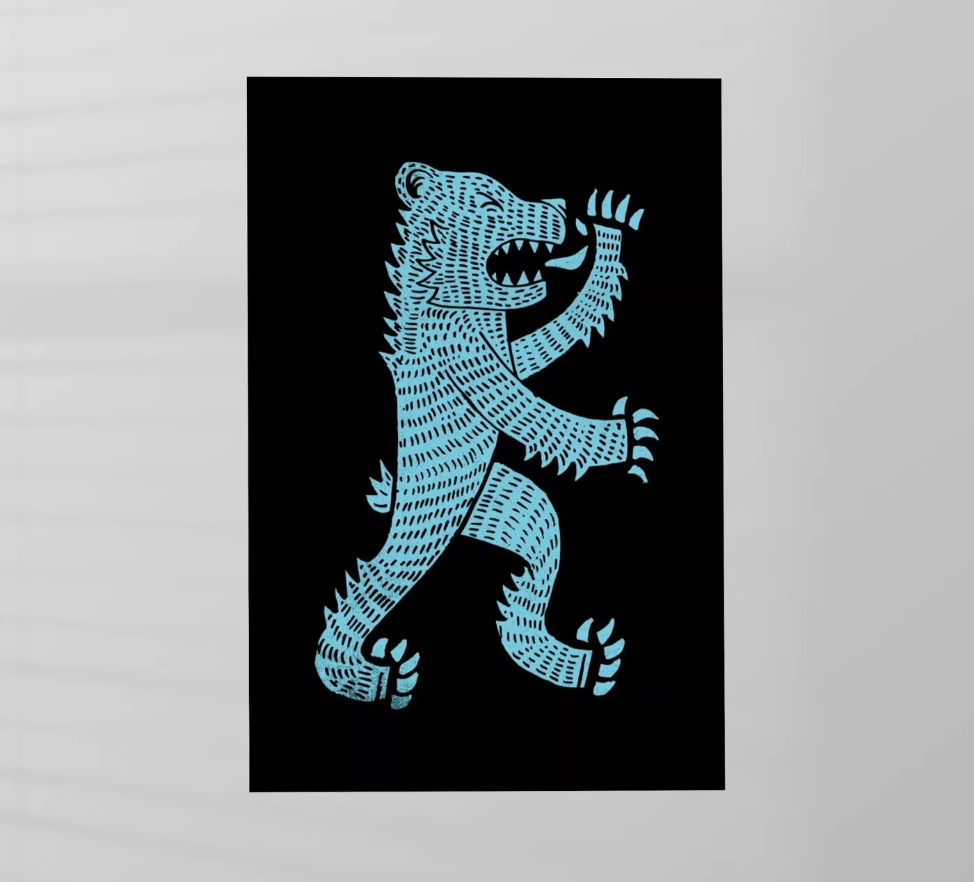 Bear backlit folie van Matthew Taylor Wilson