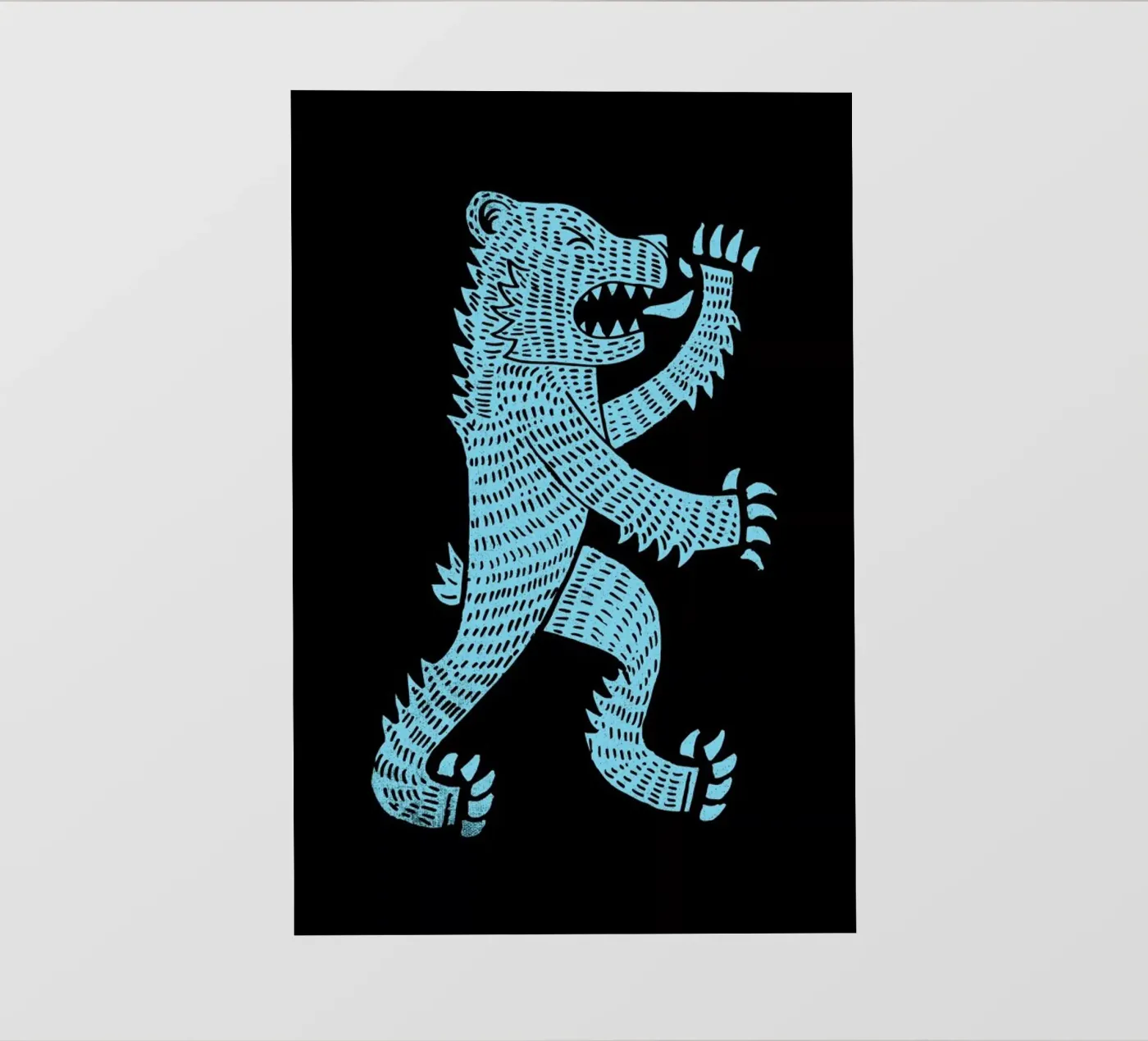 Bear backlit film by Matthew Taylor Wilson