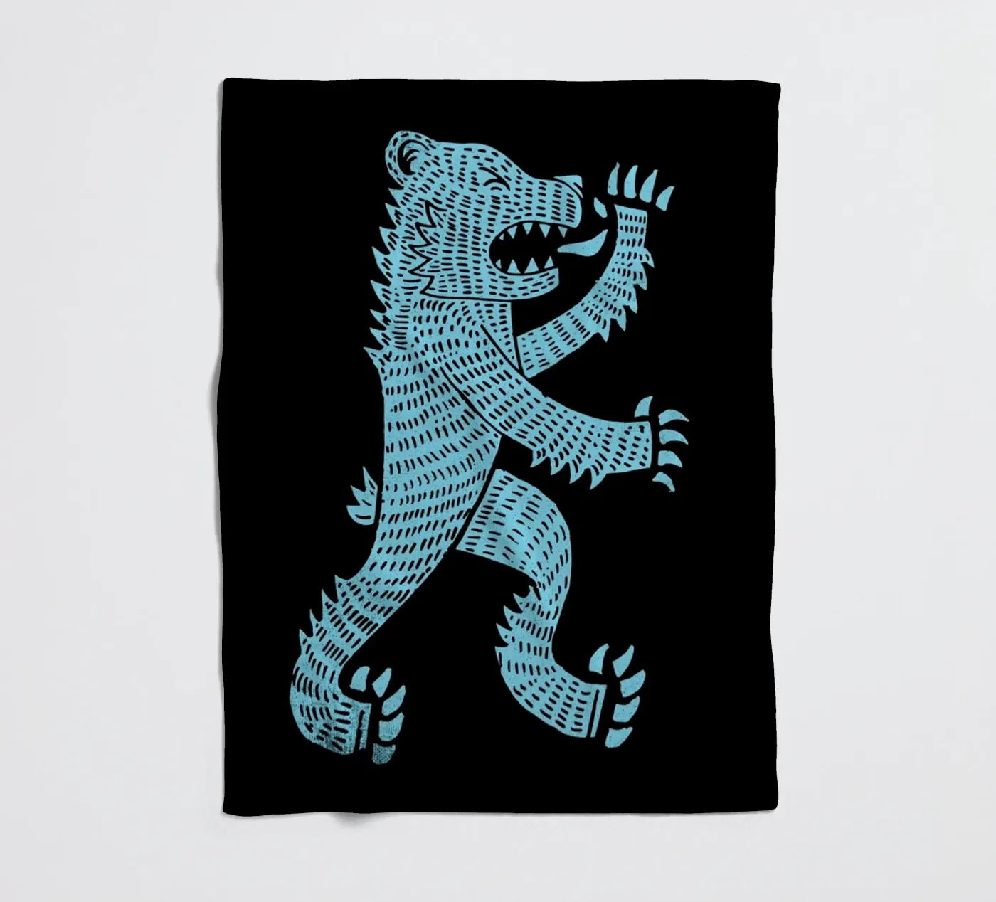 Bear fleecedeken van Matthew Taylor Wilson