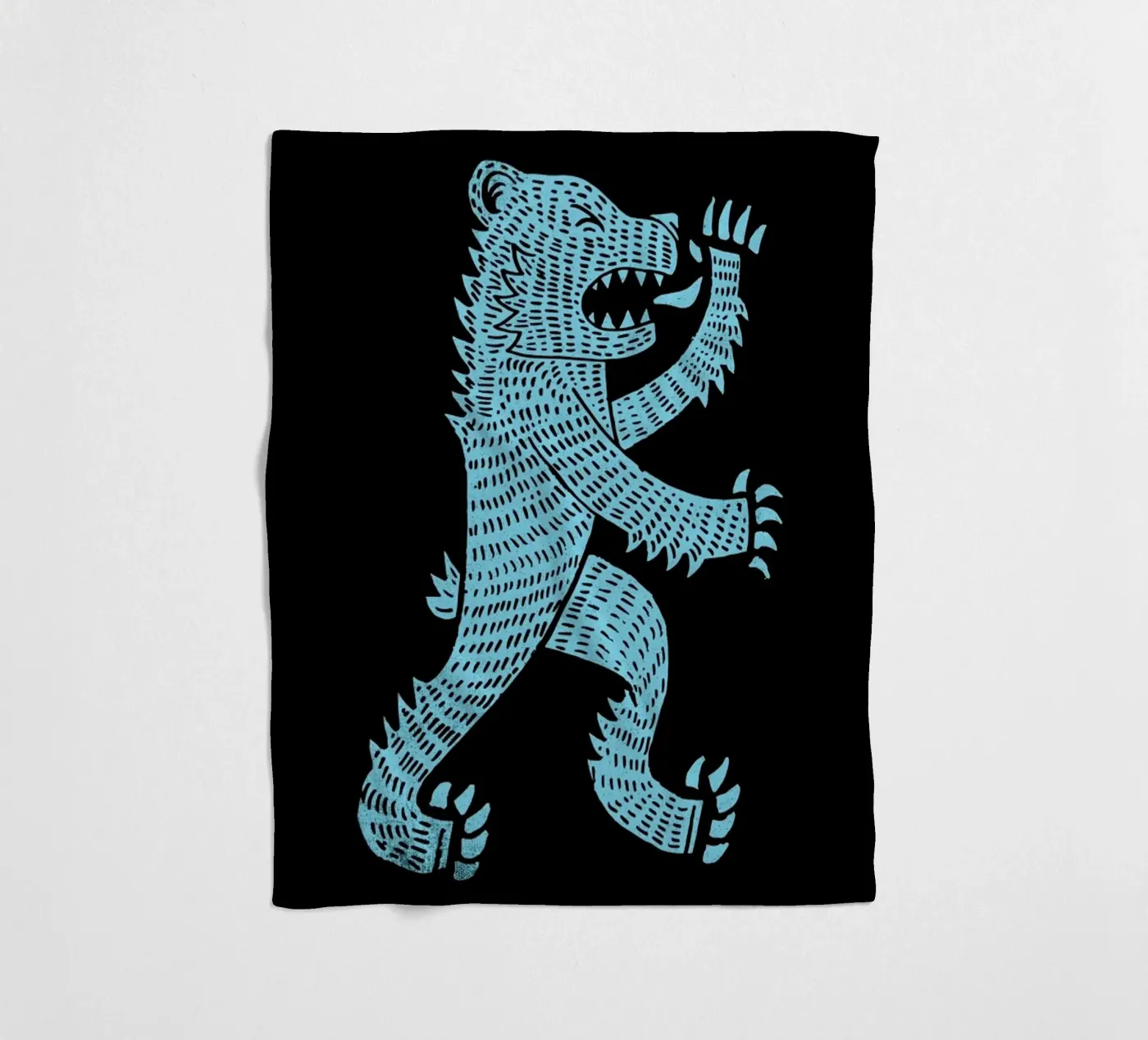 Bear fleecedeken van Matthew Taylor Wilson