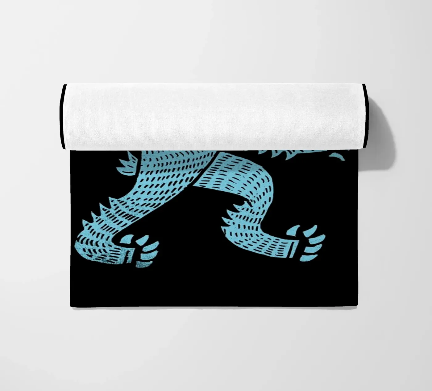 Bear beach towel by Matthew Taylor Wilson