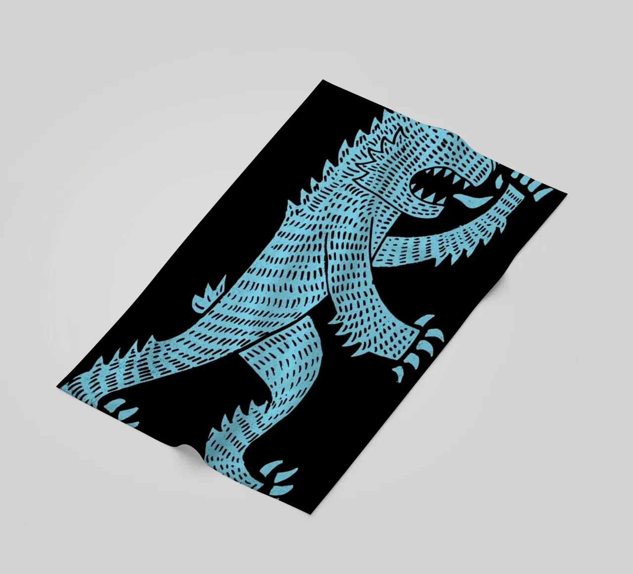 Bear beach towel by Matthew Taylor Wilson