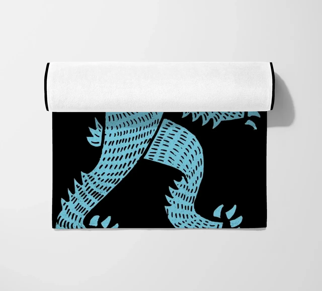 Bear beach towel by Matthew Taylor Wilson