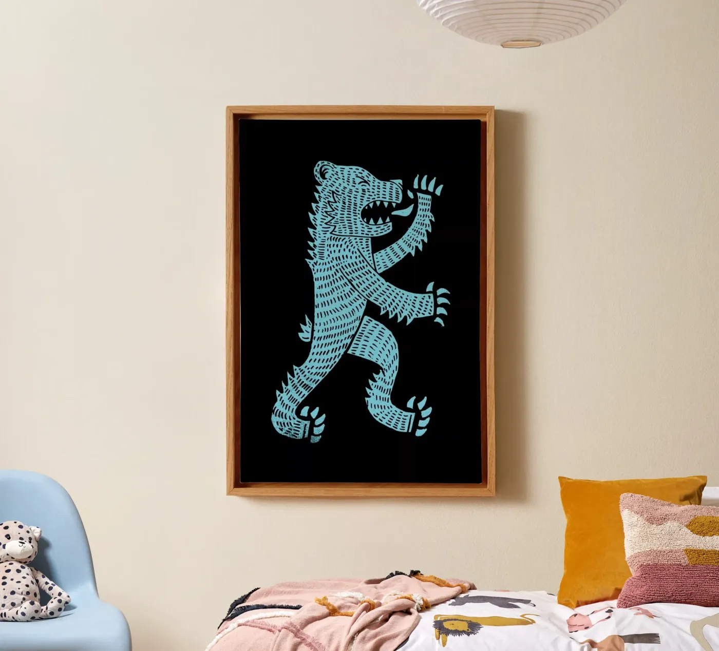 Bear canvas van Matthew Taylor Wilson