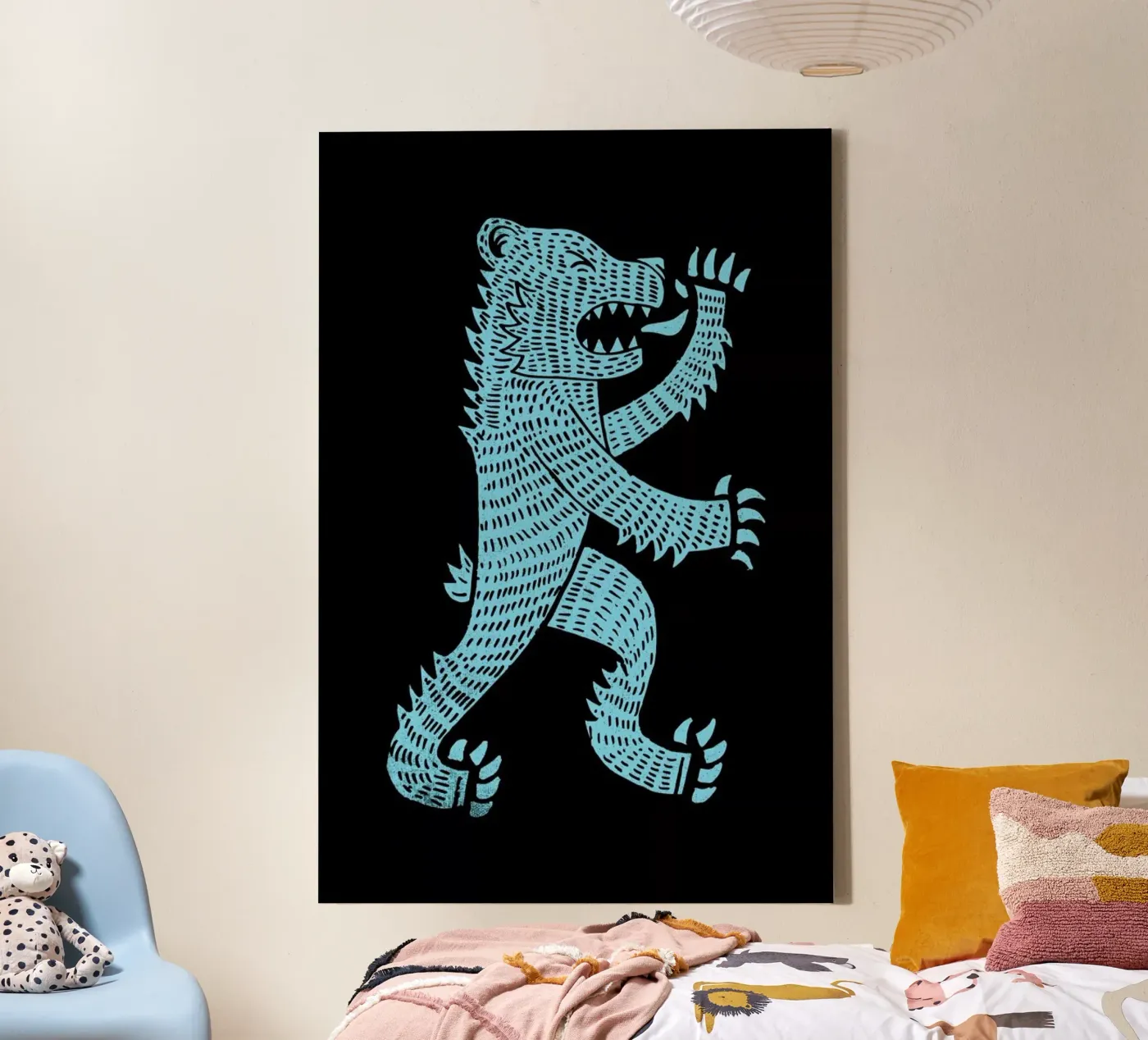 Bear canvas van Matthew Taylor Wilson
