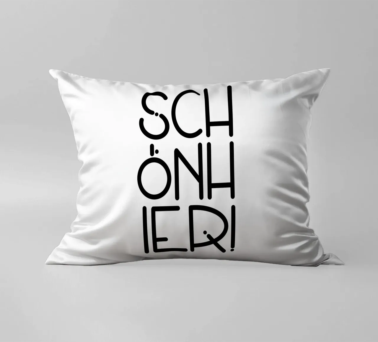SCHÖN HIER! cuscino da LIMITED EDITION LETTERS
