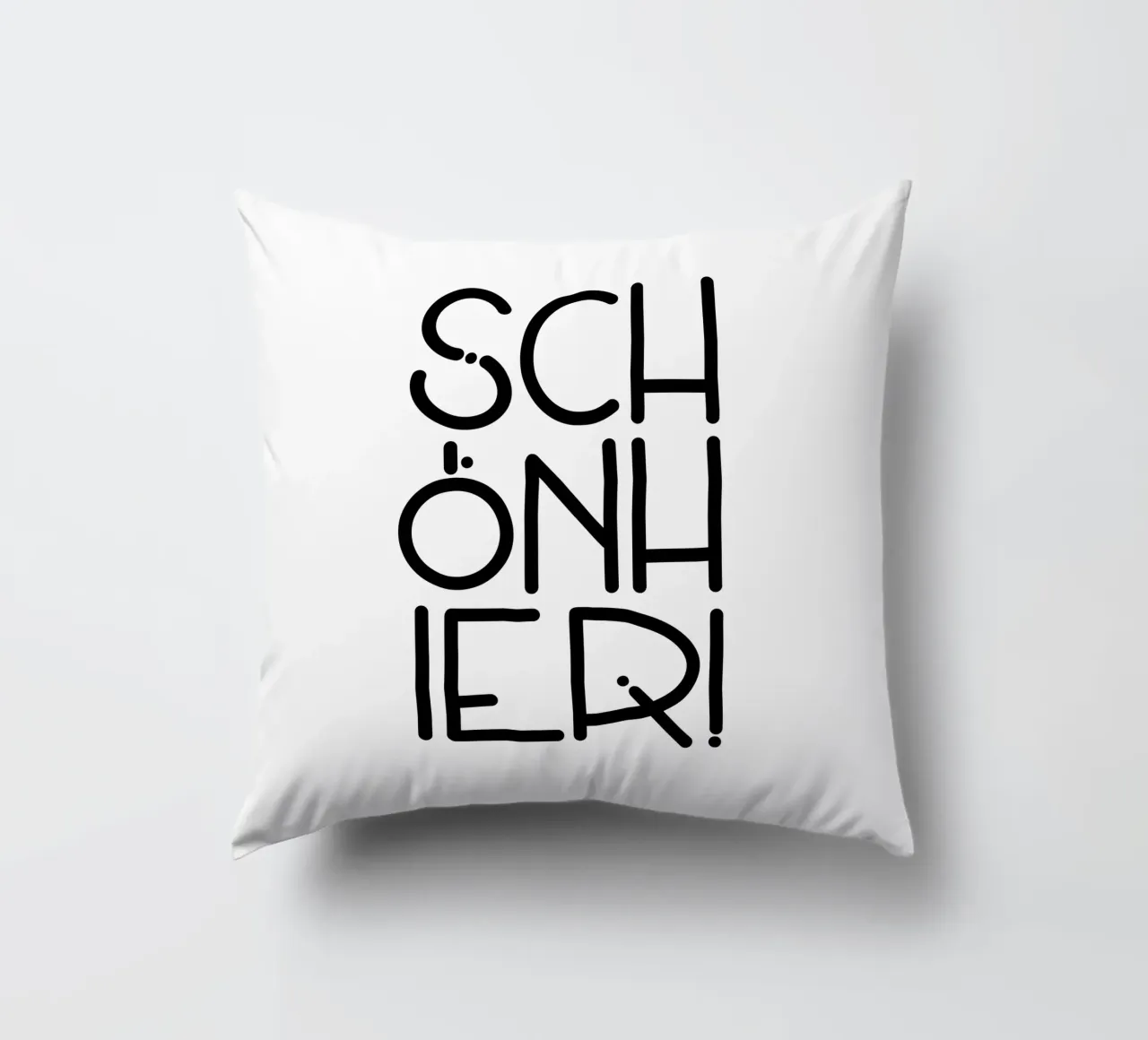 SCHÖN HIER! cuscino da LIMITED EDITION LETTERS