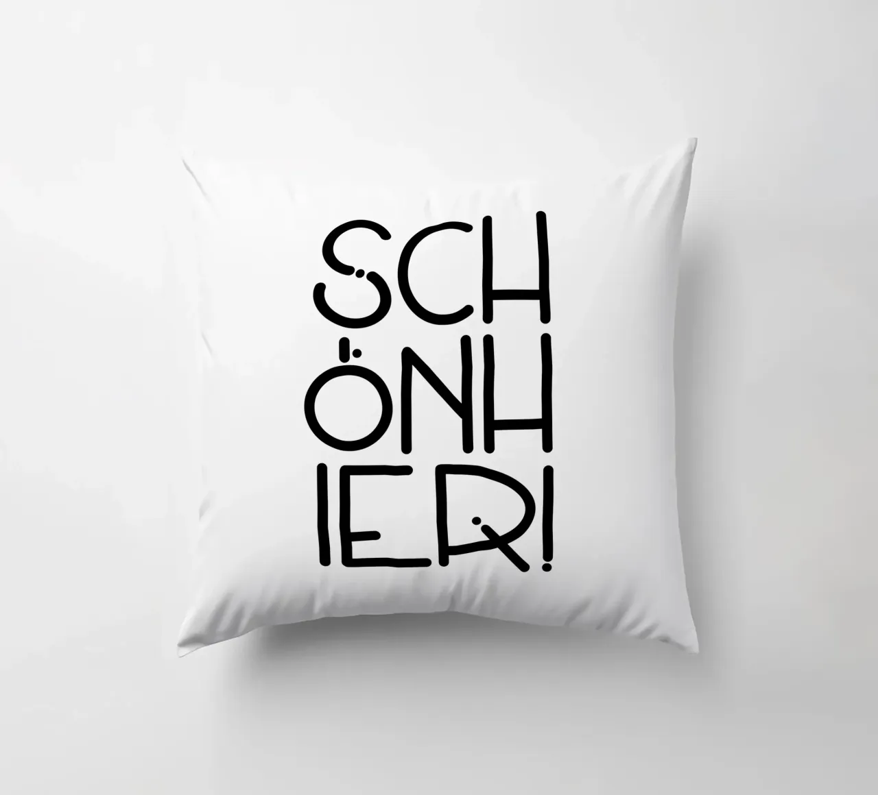 SCHÖN HIER! cuscino da LIMITED EDITION LETTERS