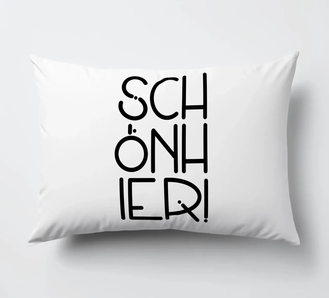 SCHÖN HIER! cuscino da LIMITED EDITION LETTERS