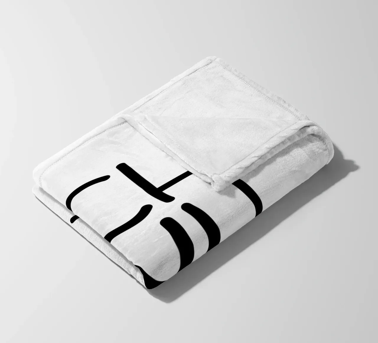 SCHÖN HIER! fleece blanket by LIMITED EDITION LETTERS
