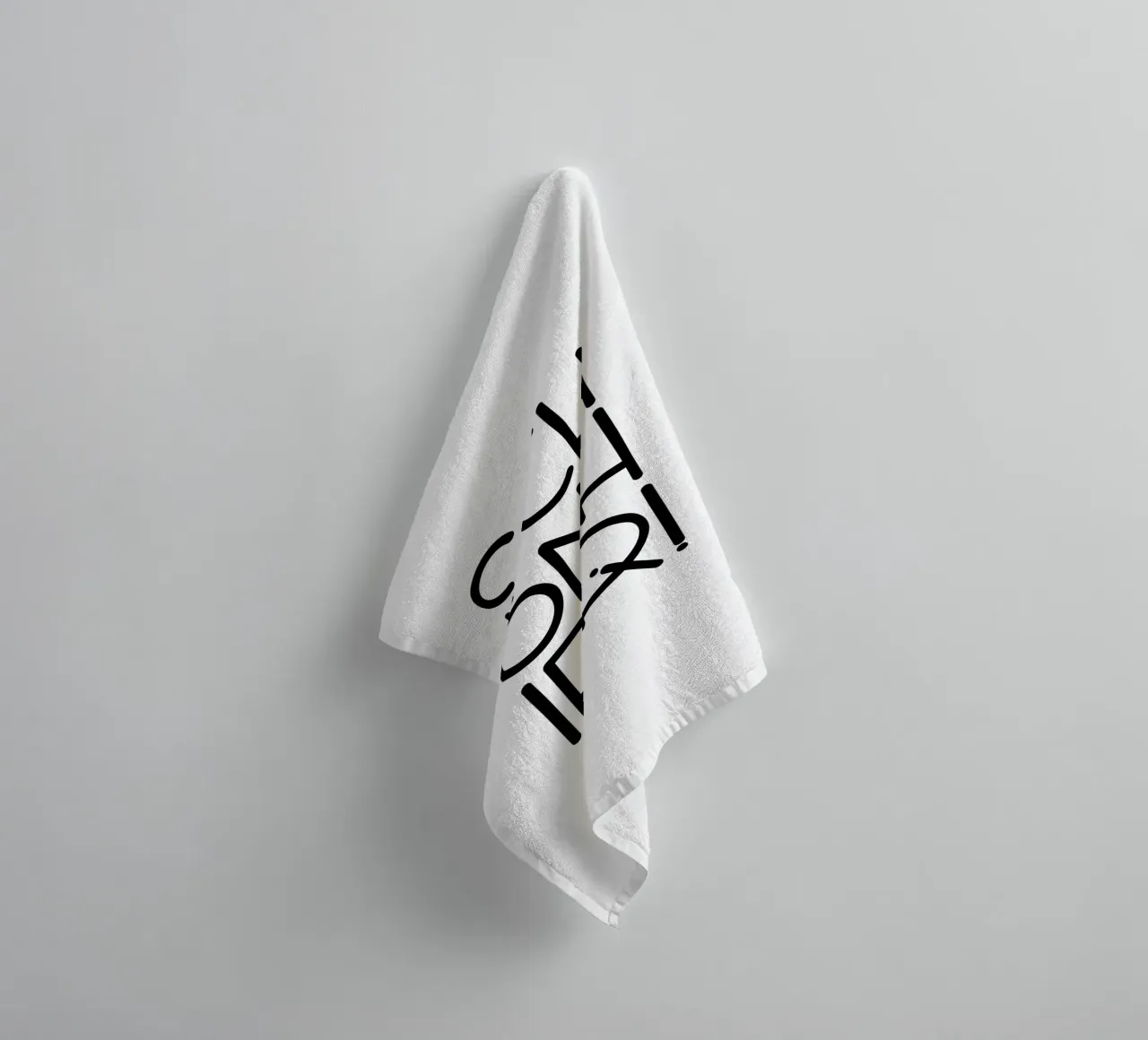 SCHÖN HIER! asciugamano da bagno da LIMITED EDITION LETTERS