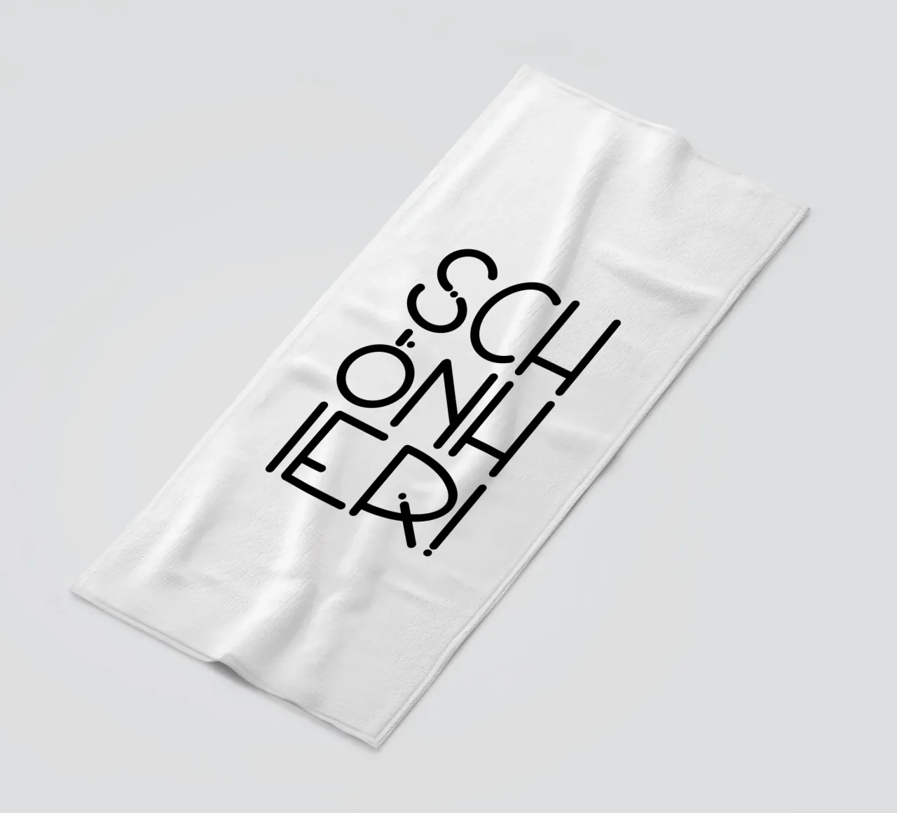 SCHÖN HIER! telo mare da LIMITED EDITION LETTERS