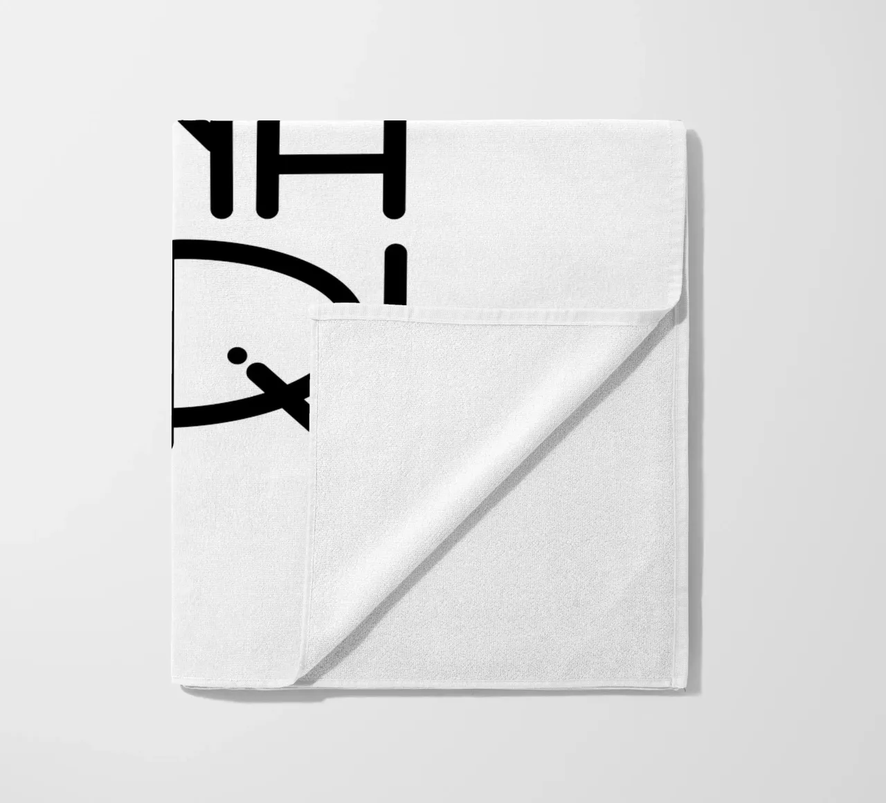 SCHÖN HIER! telo mare da LIMITED EDITION LETTERS