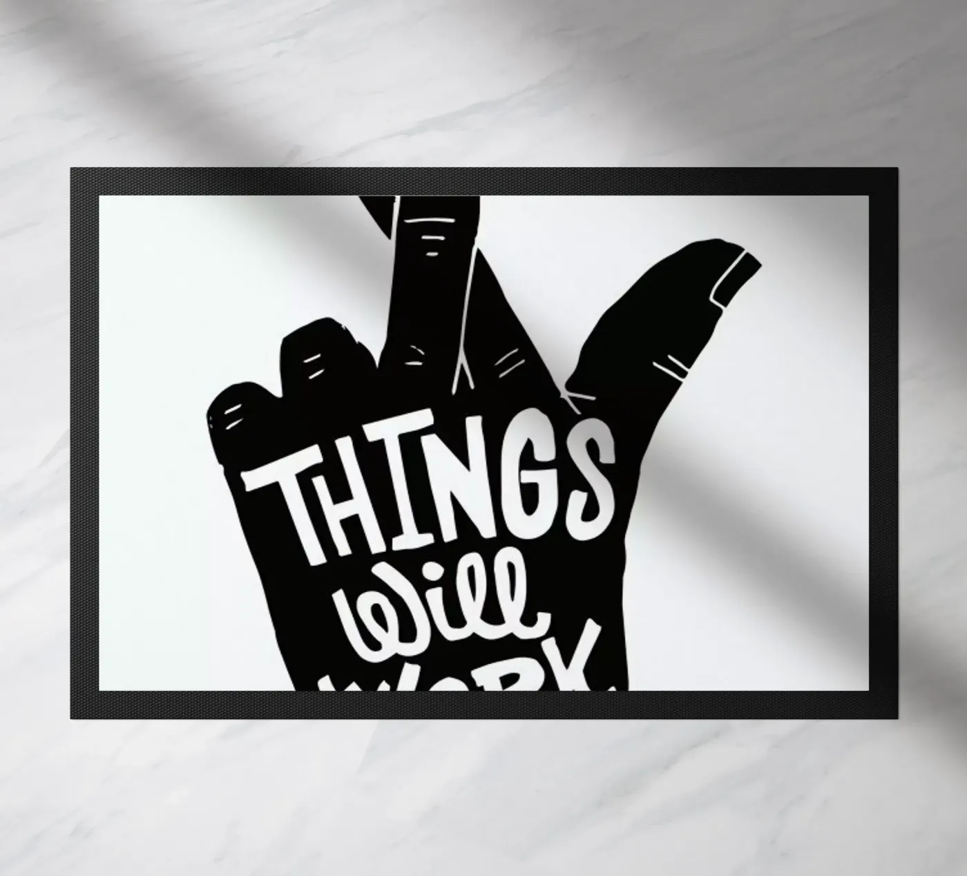 Things Work Out deurmat van Matthew Taylor Wilson