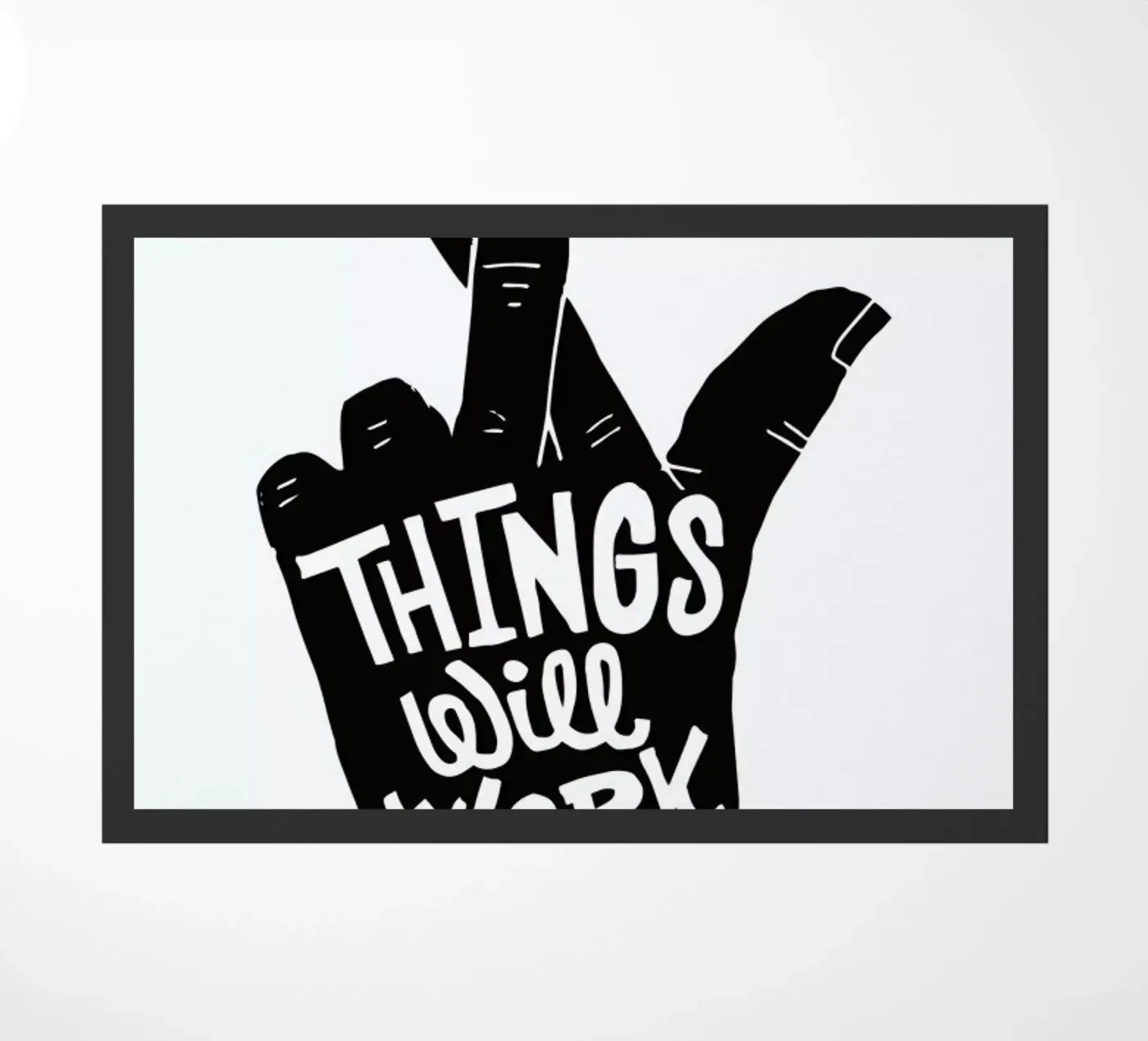 Things Work Out deurmat van Matthew Taylor Wilson