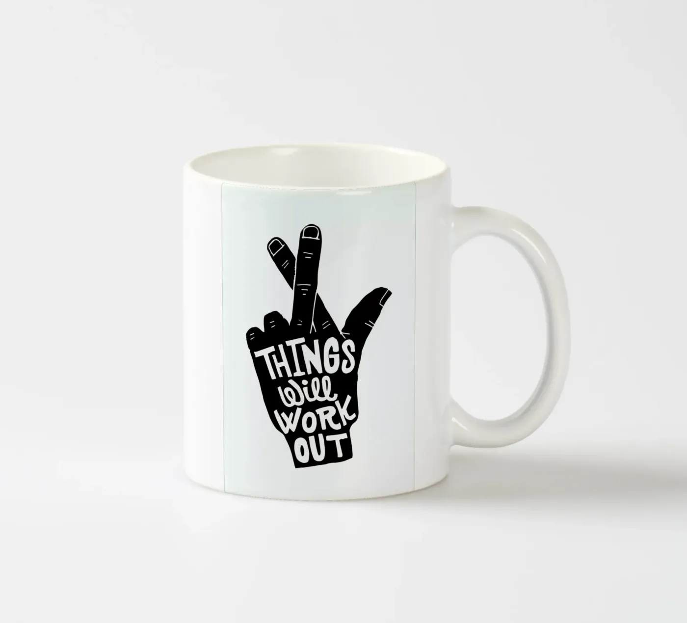 Things Work Out ceramic mug by Matthew Taylor Wilson