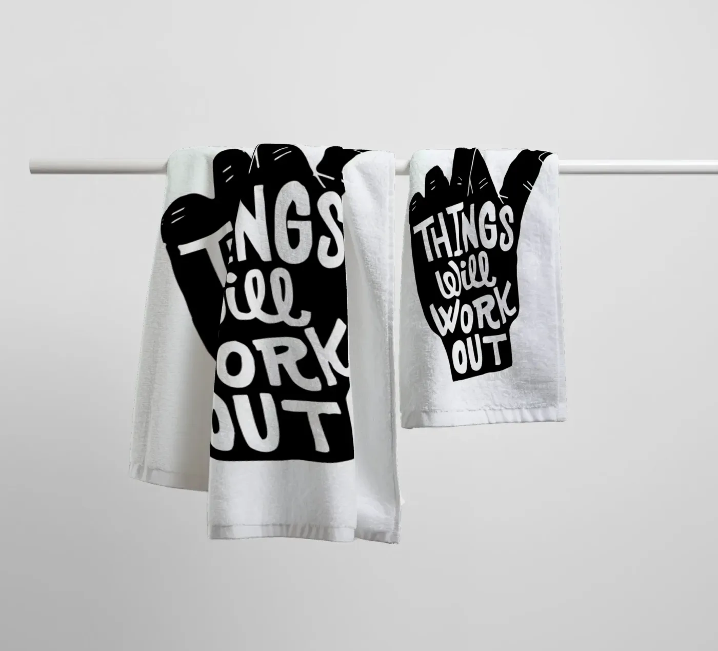 Things Work Out badhanddoek van Matthew Taylor Wilson