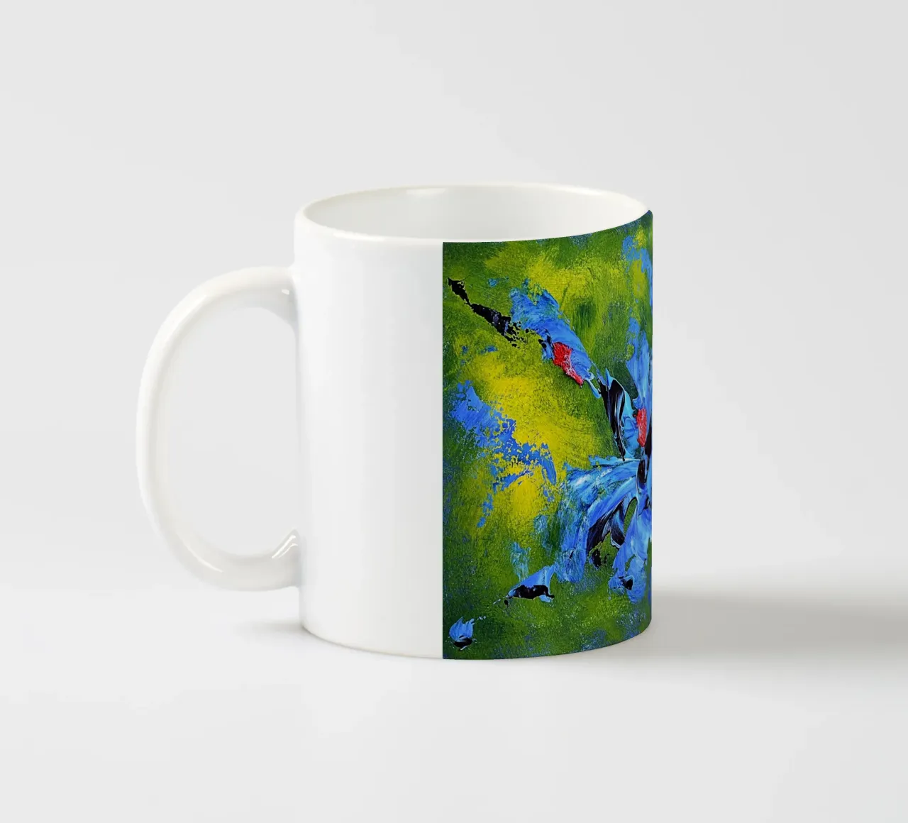 IDEAL GIFT 99 tazza in ceramica da Thierry Vobmann Abstract painting