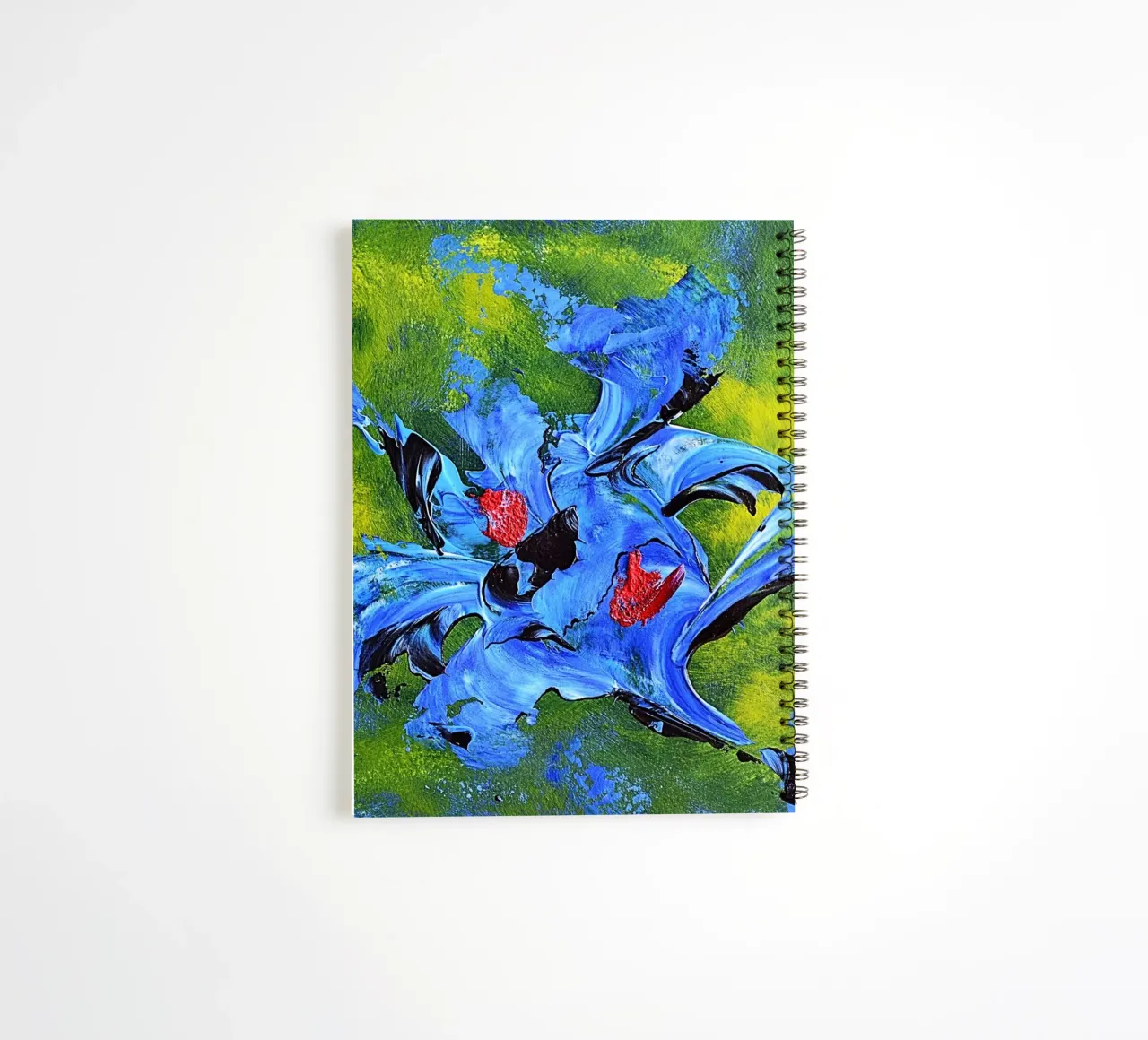 IDEAL GIFT 99 spiral notebook by Thierry Vobmann Abstract painting