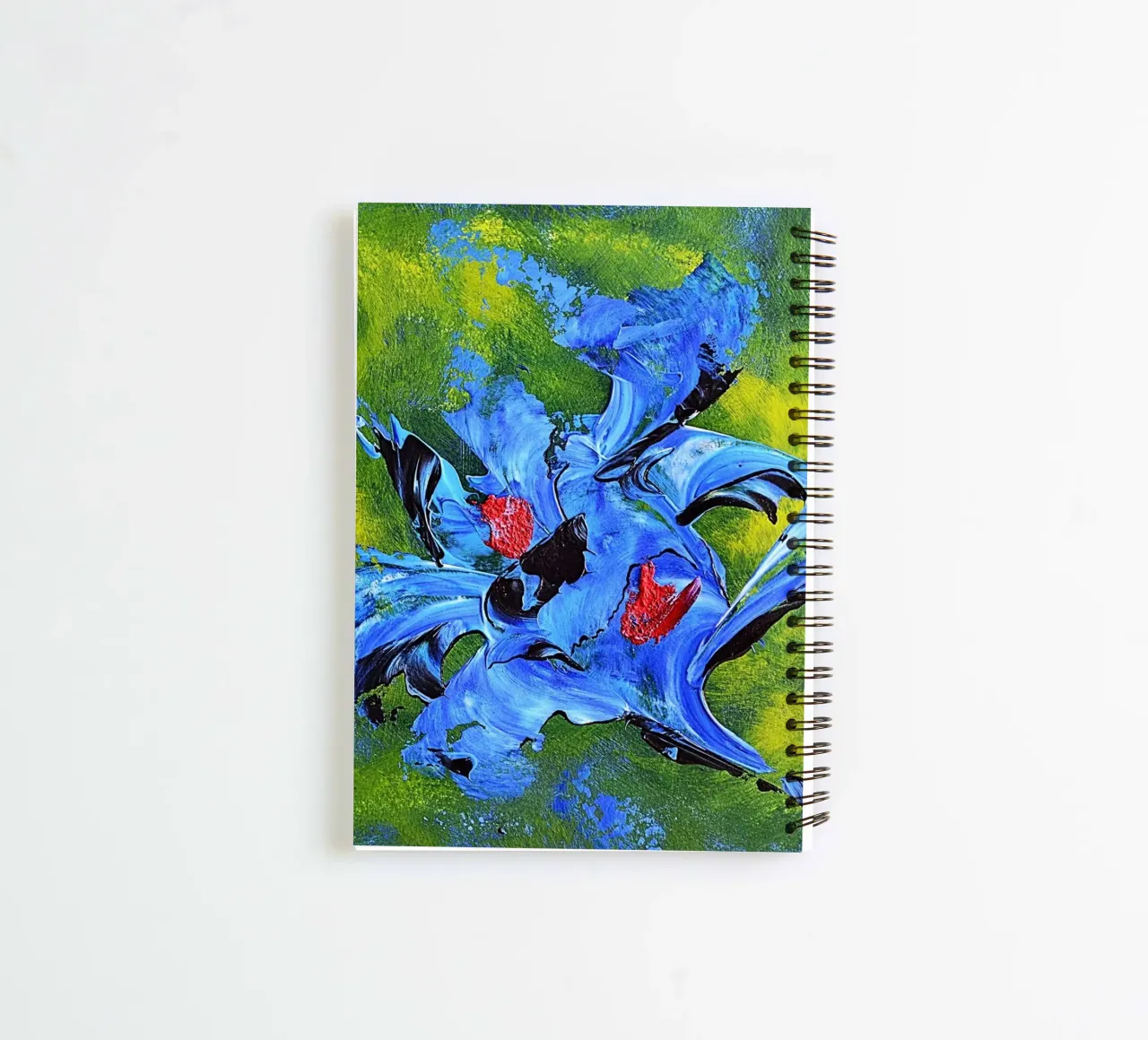 IDEAL GIFT 99 spiral notebook by Thierry Vobmann Abstract painting