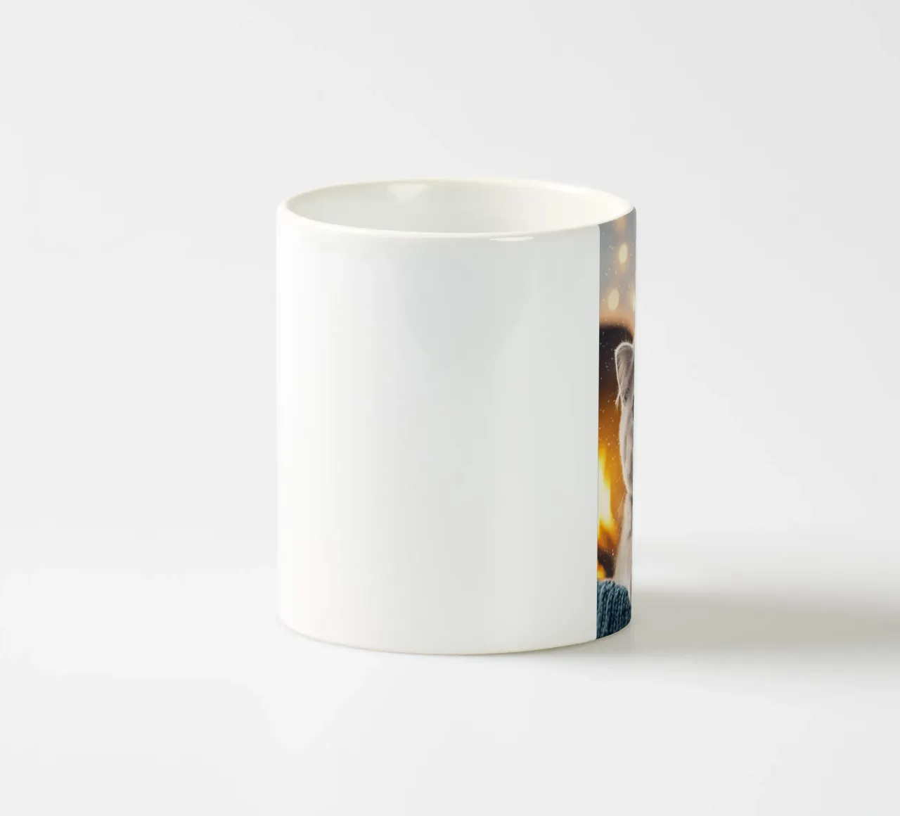 Eroe #33: Gatto in inverno tazza in ceramica da farbenhelden