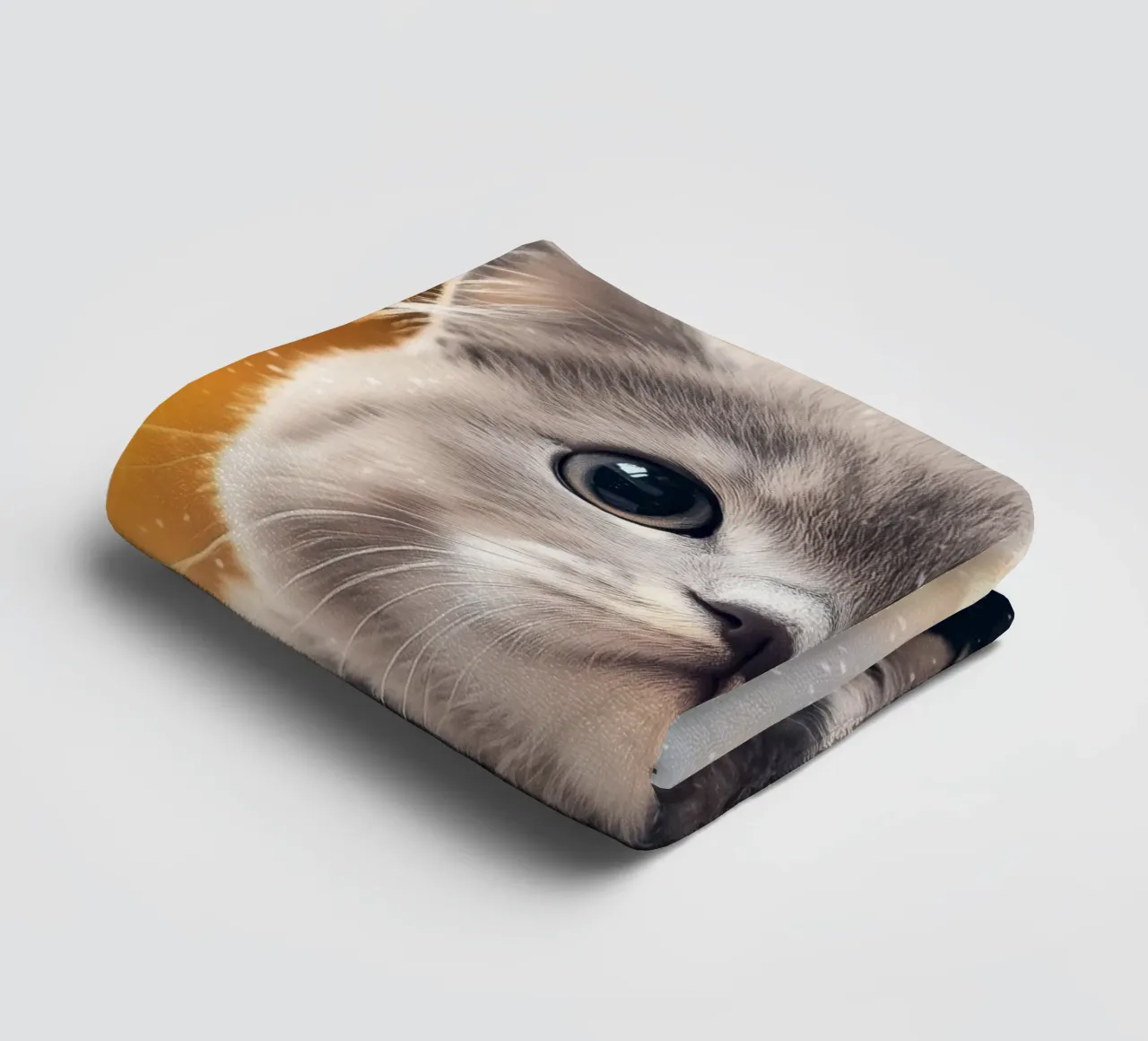 Eroe #33: Gatto in inverno asciugamano da bagno da farbenhelden
