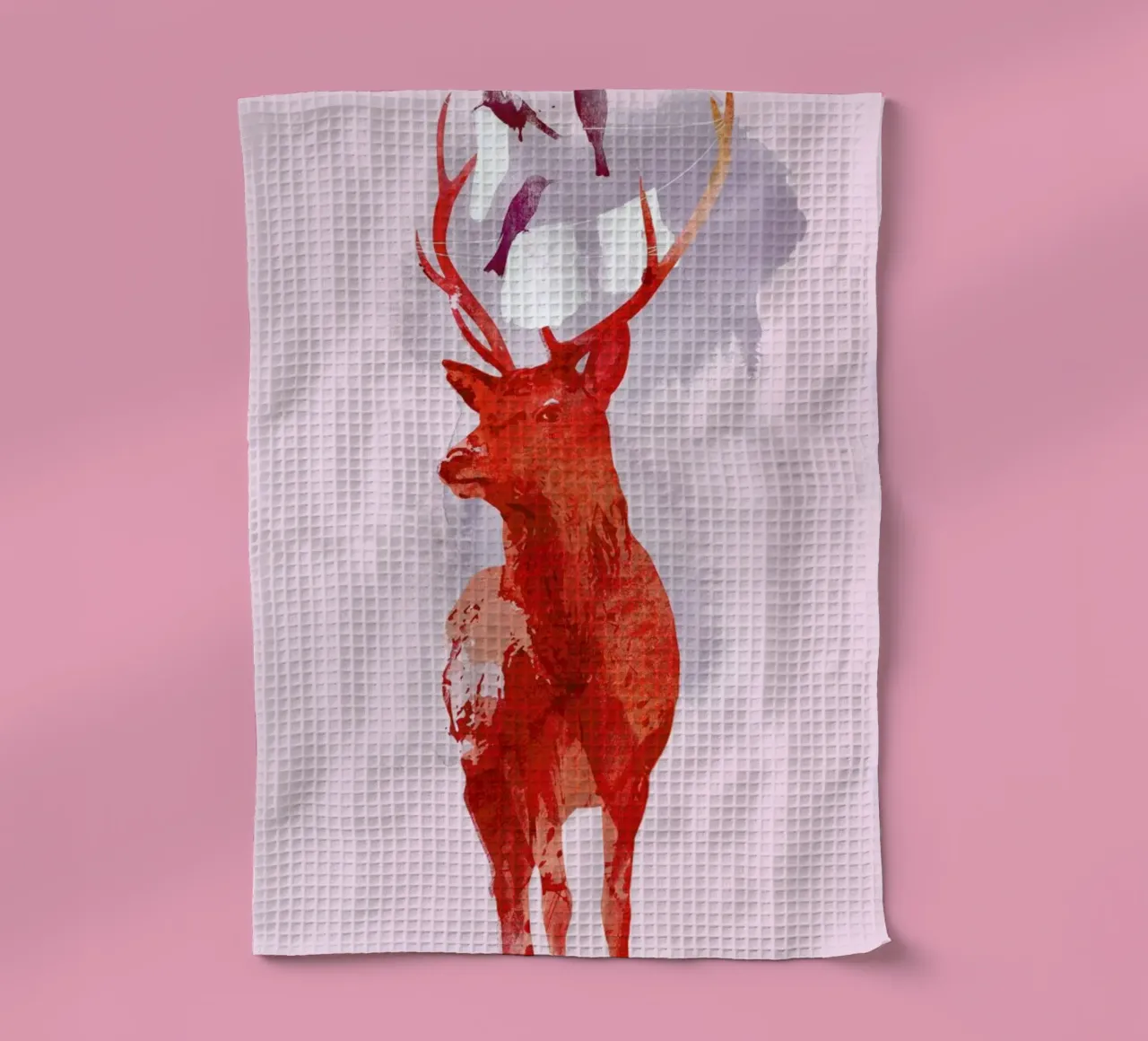 Useless deer Geschirrtuch von Róbert Farkas