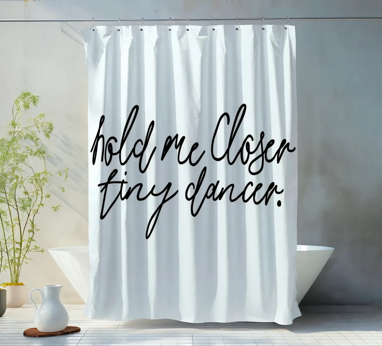Hold Me Closer tiny dancer - song lyrics Elton john tenda da doccia da Honeymoon Hotel