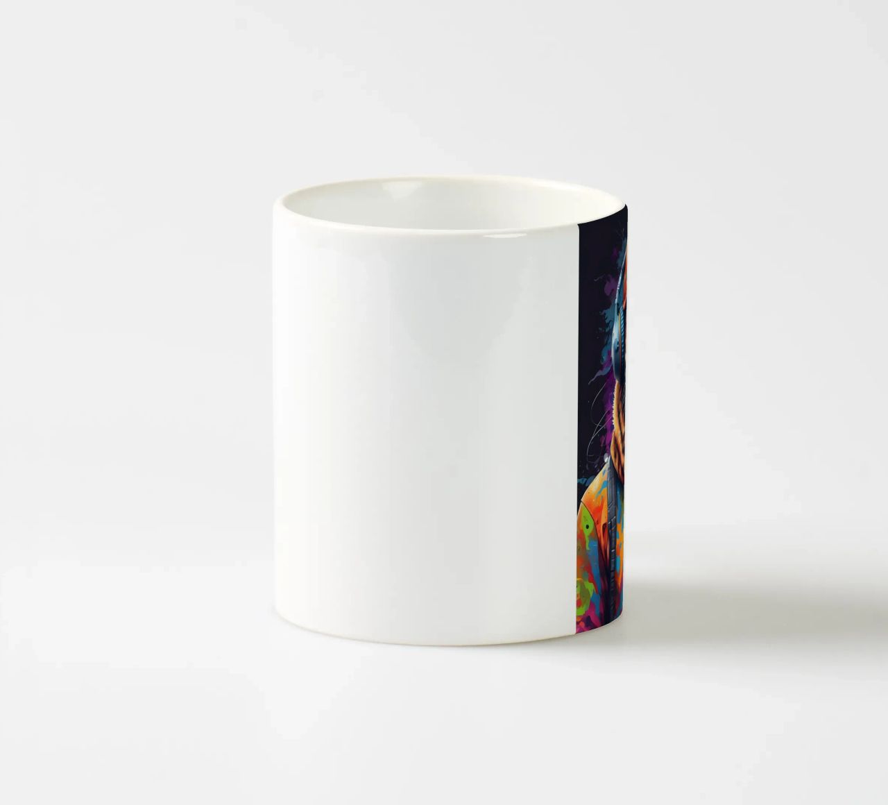 Leopardo in cuffia tazza in ceramica da MakArena