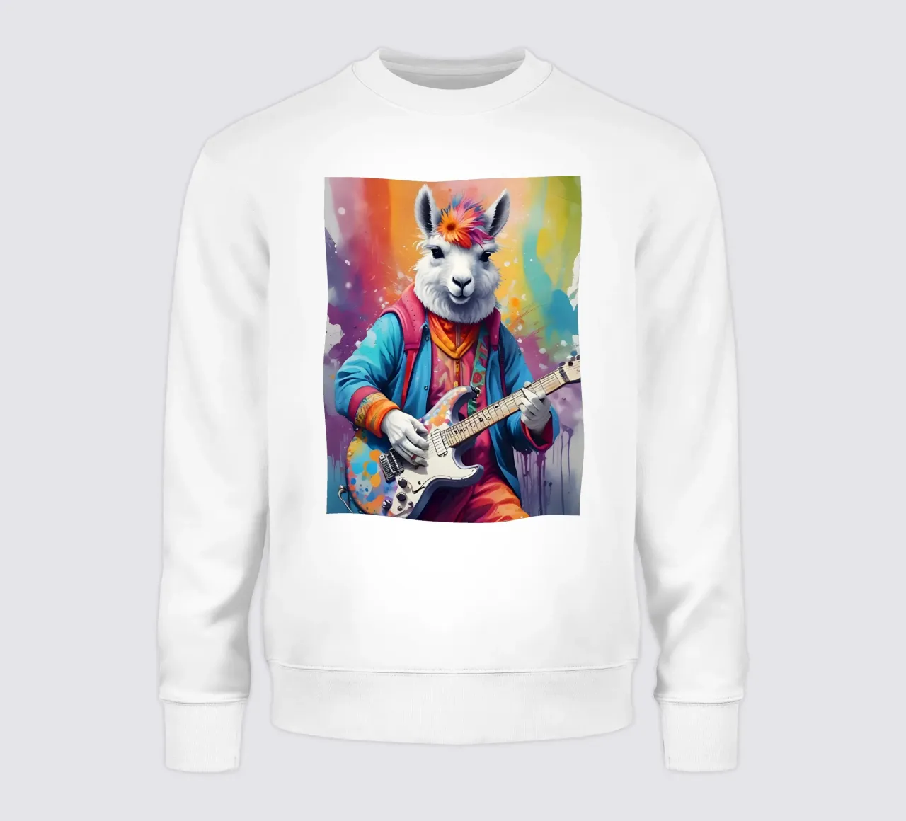 Lama suona la chitarra felpa da MakArena