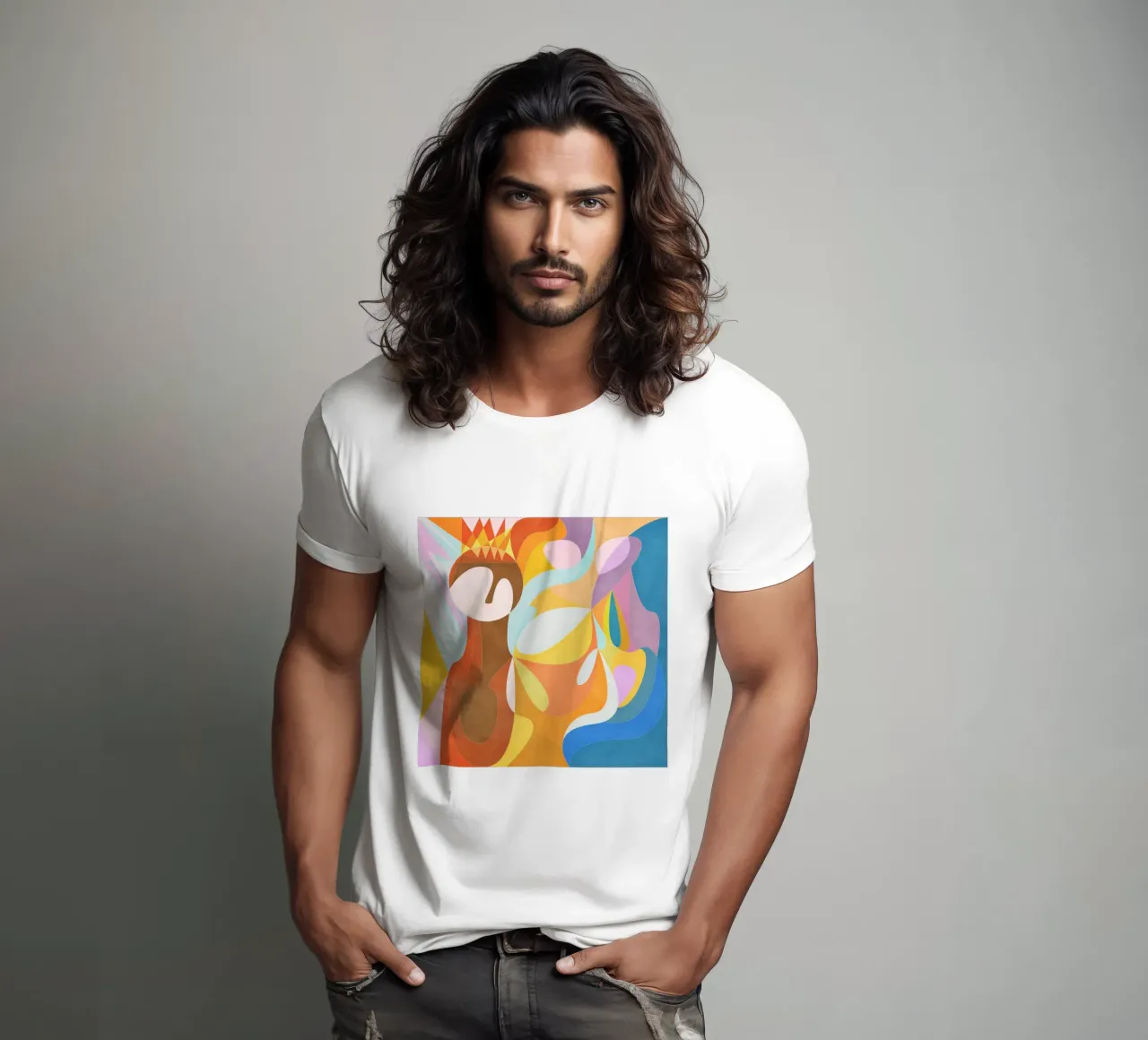Rendimi felice t-shirt da lovely lines